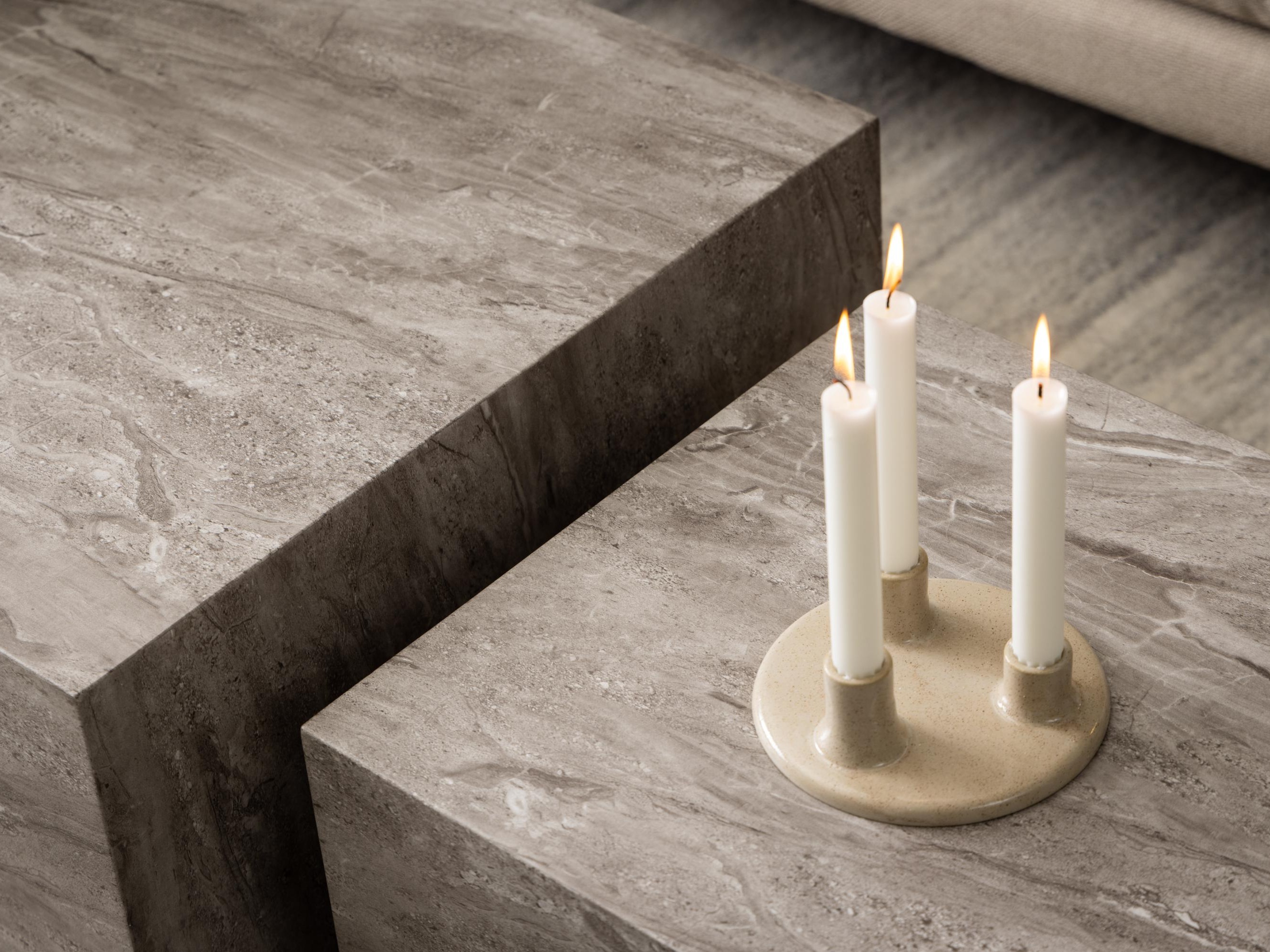 Komplet klubskih mizic Norsica 894 (Sivi marmor)