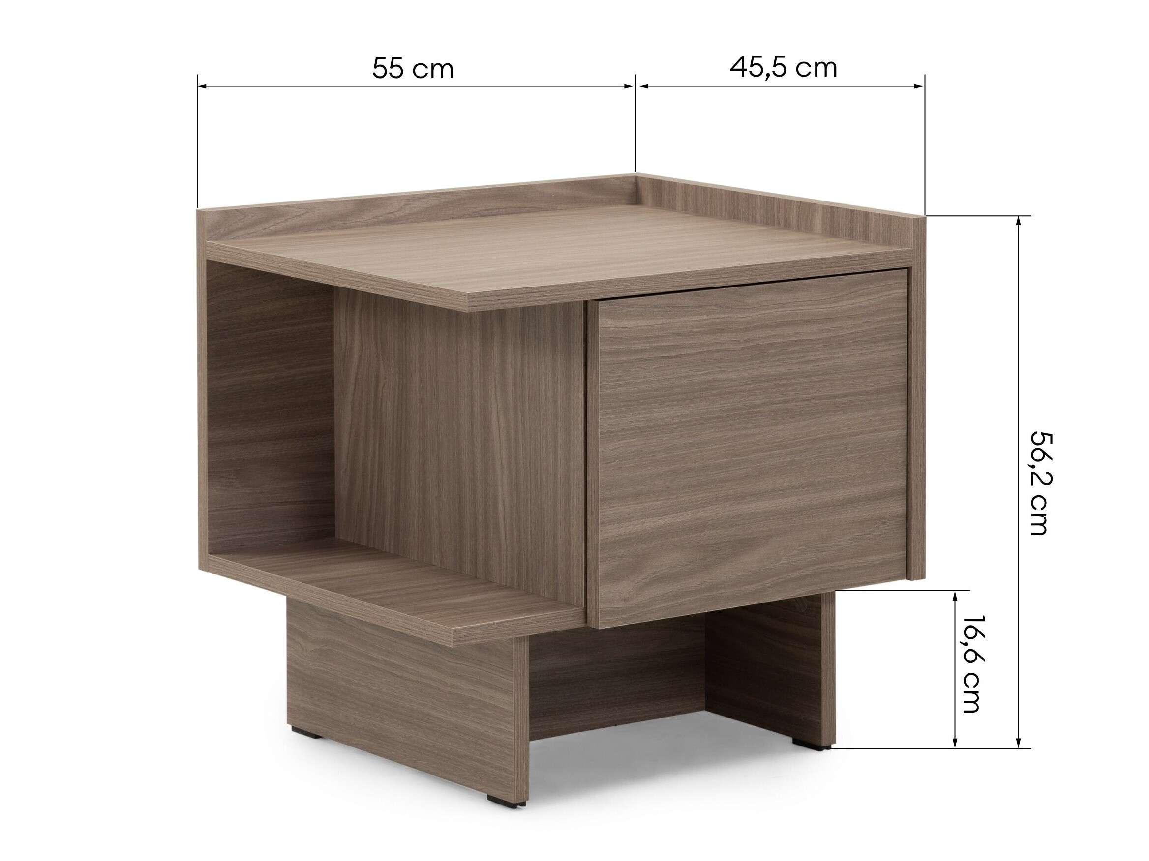 Nočna omarica Sosone 102 (Temen hrast)