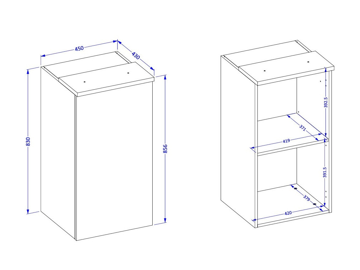 Stenska omarica Nolcala 102 (Hrast + Bež)