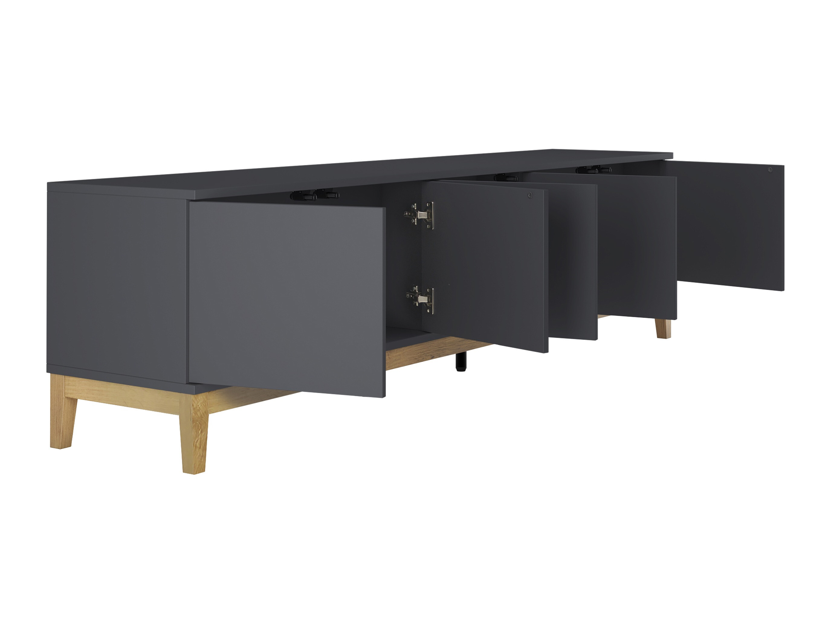 TV-omarica Felmelo 100 (Siva + Wotan hrast)