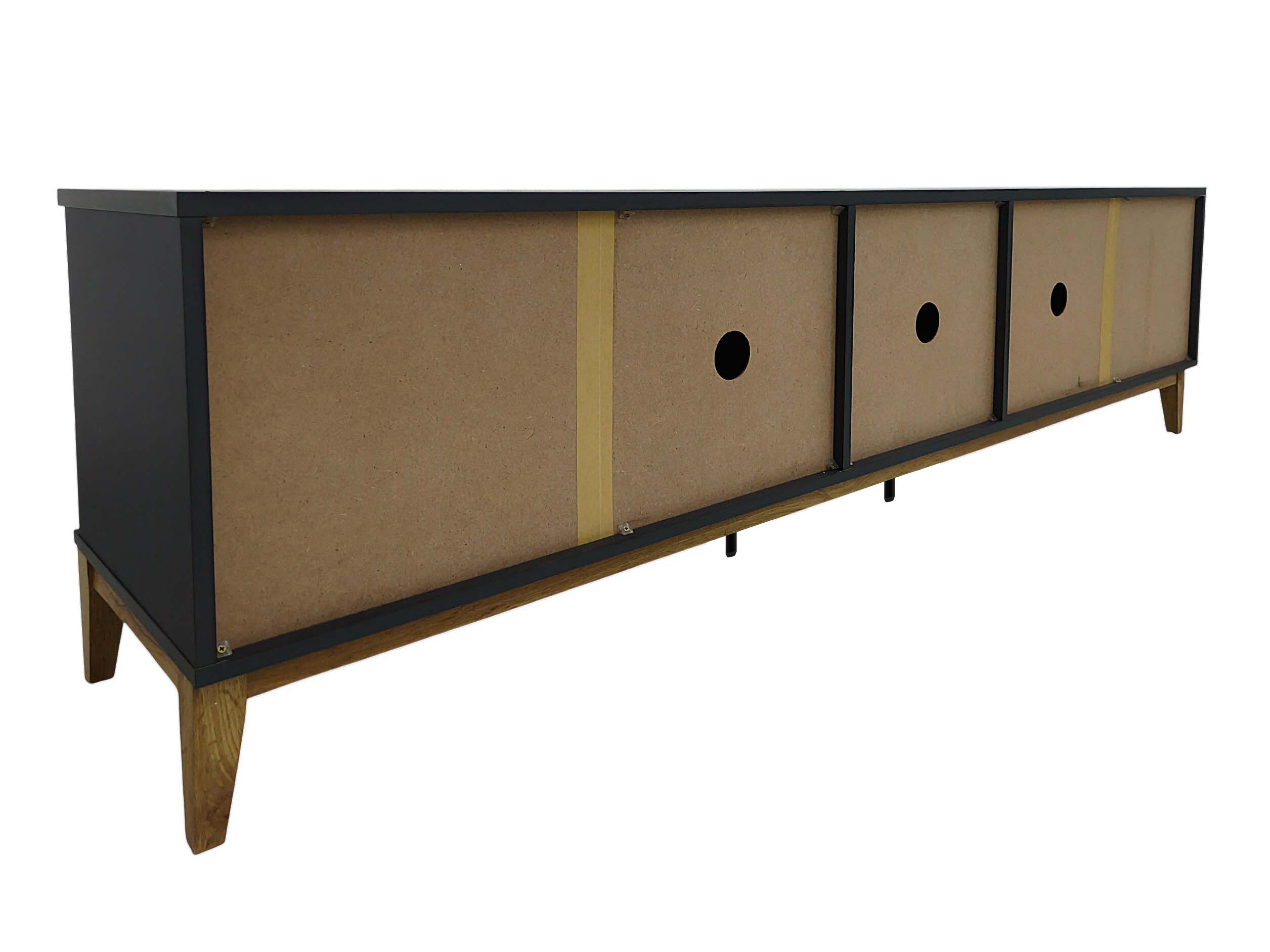 TV-omarica Felmelo 100 (Siva + Wotan hrast)