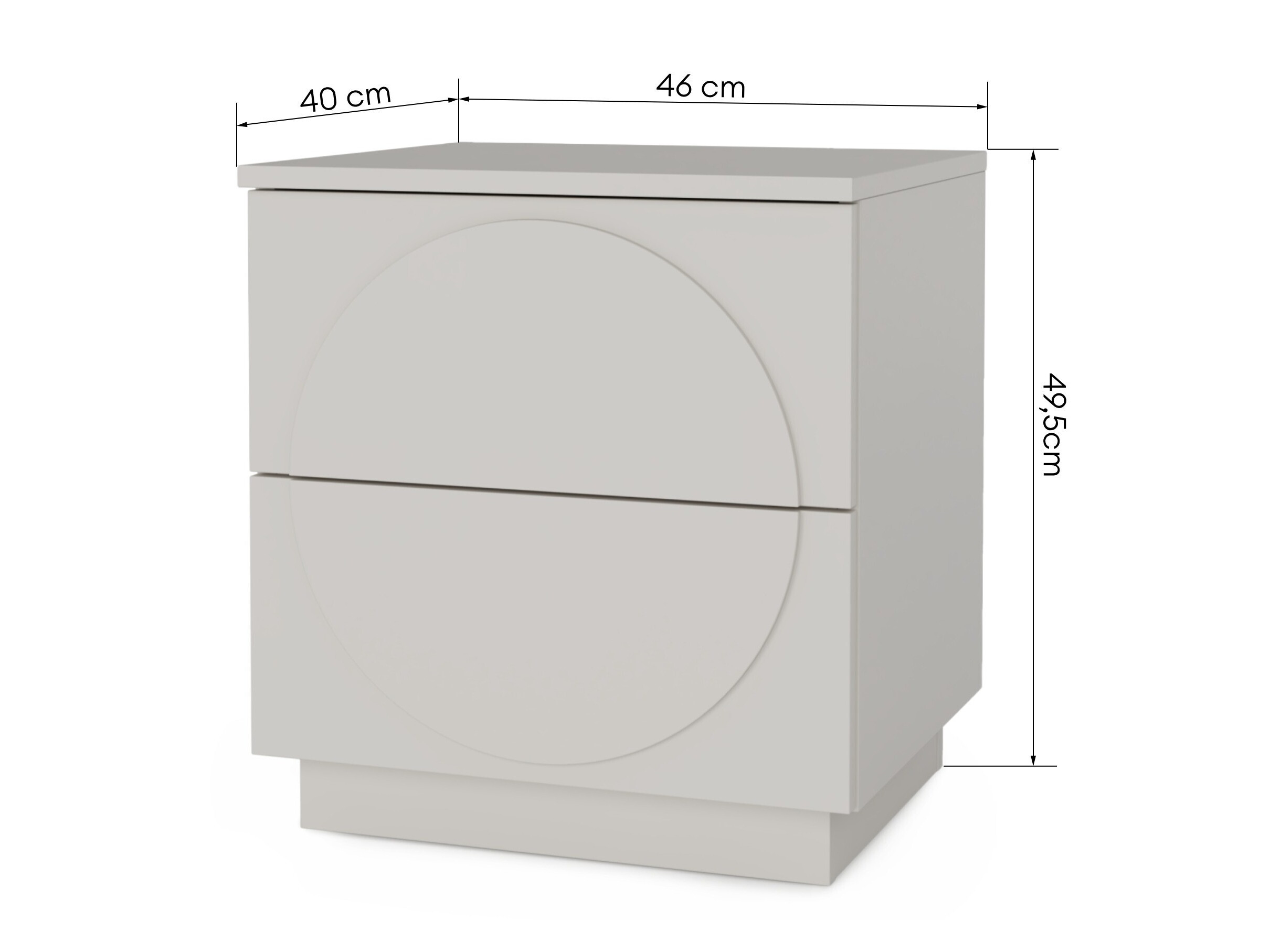 Nočna omarica Burleson 603 (Kašmir)
