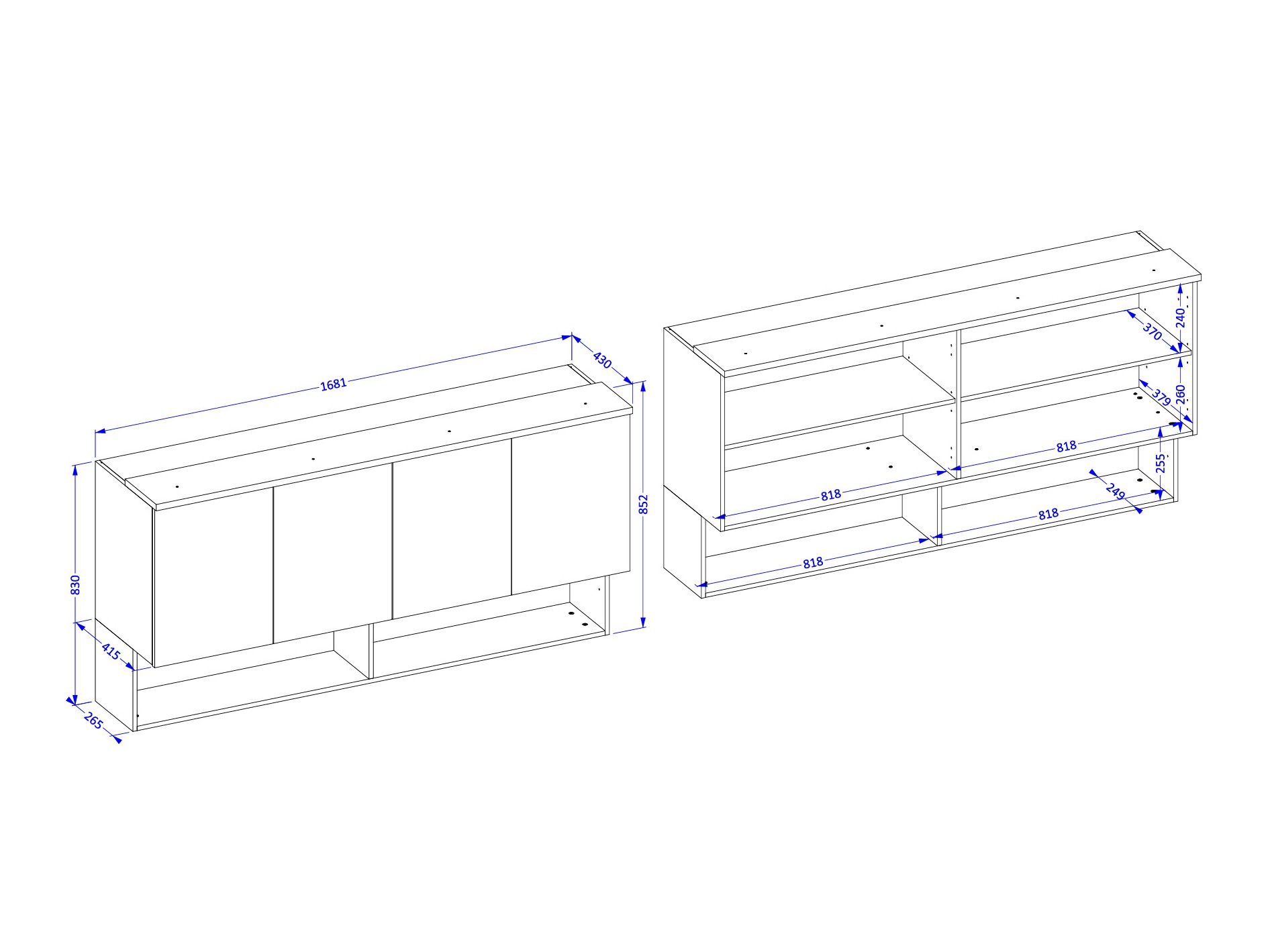 Stenska omarica Nolcala 105 (Hrast + Bež)