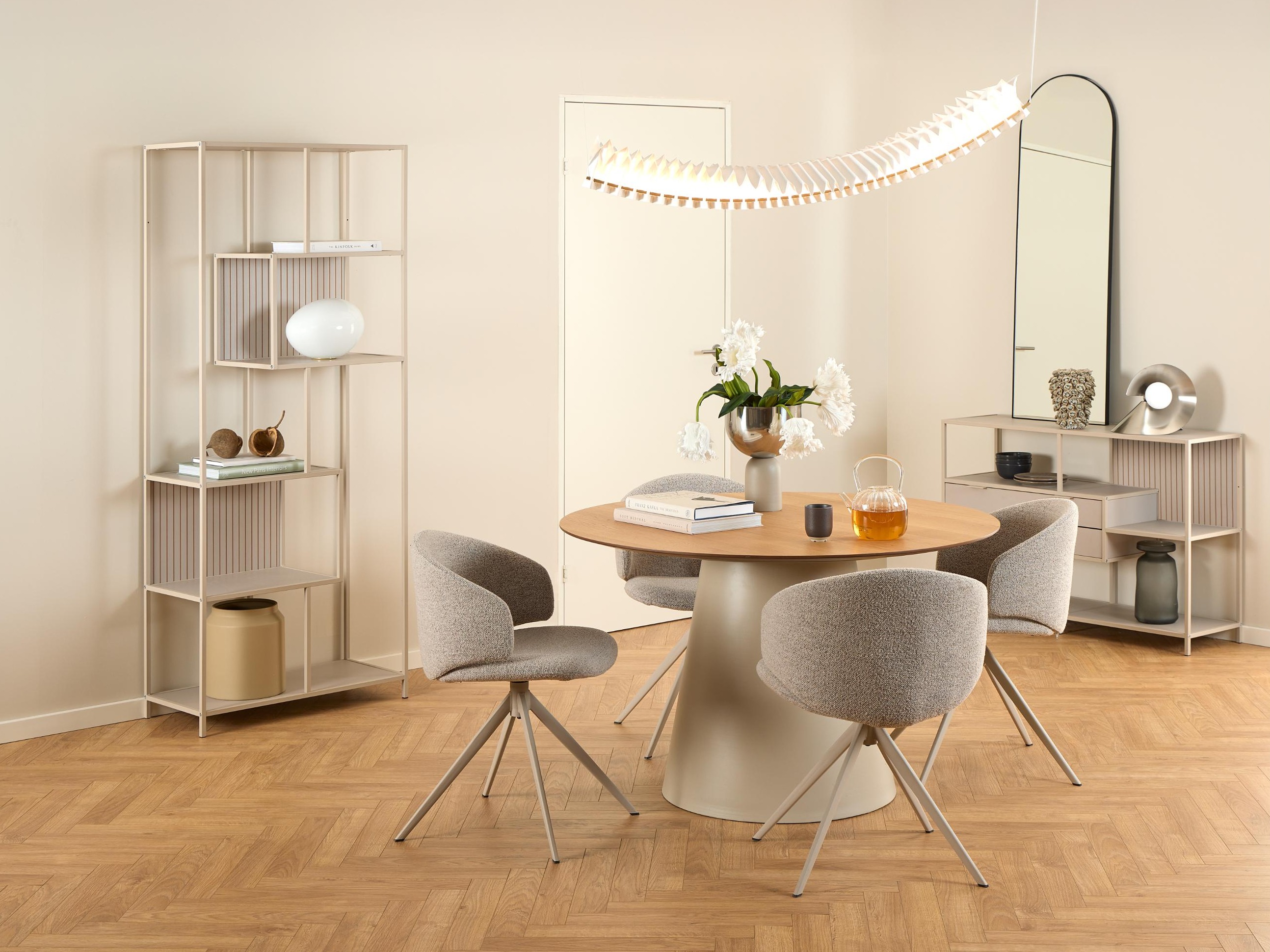 Stol Norsica 910 (Siva + Bež)