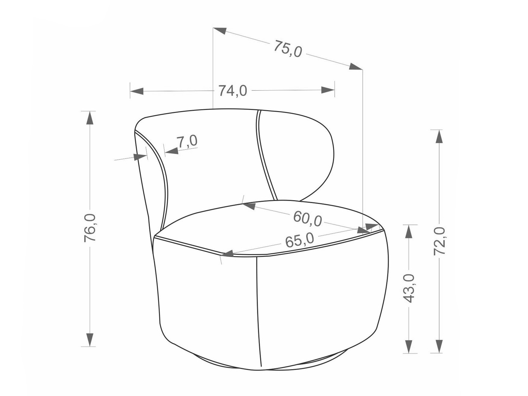 Fotelj Houston 2098 (Bež)