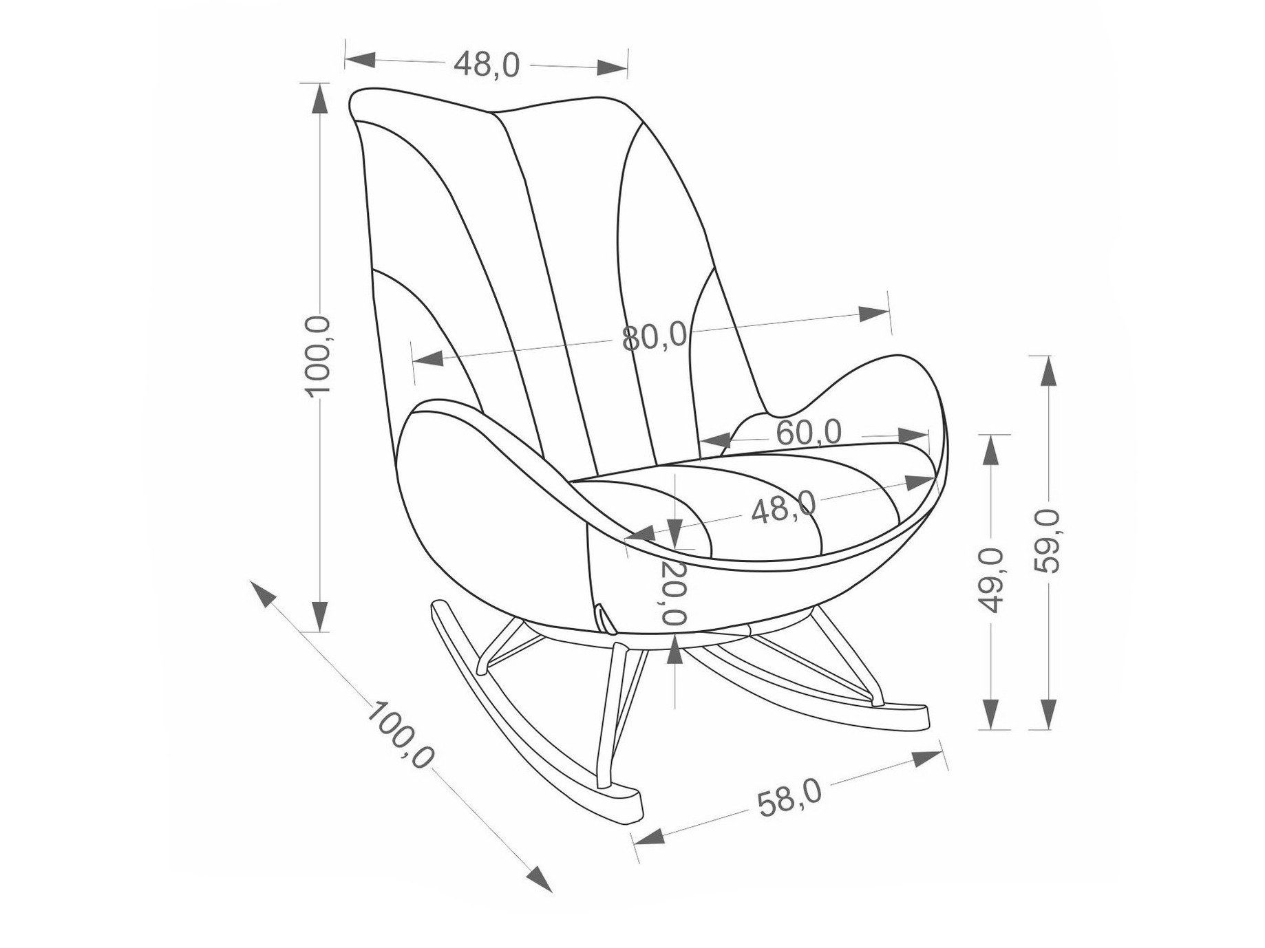 Gugalnik Houston 2099 (Bež)