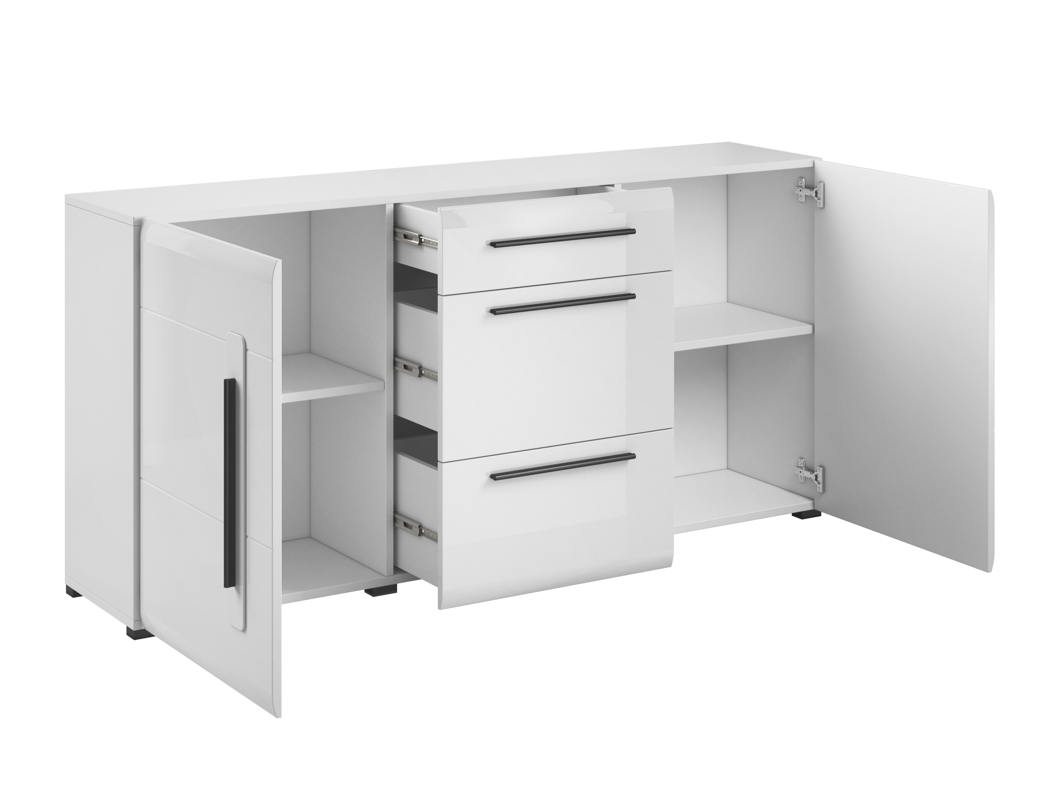 Komoda Ophsalu 108 (Bela + Sijaj bela)