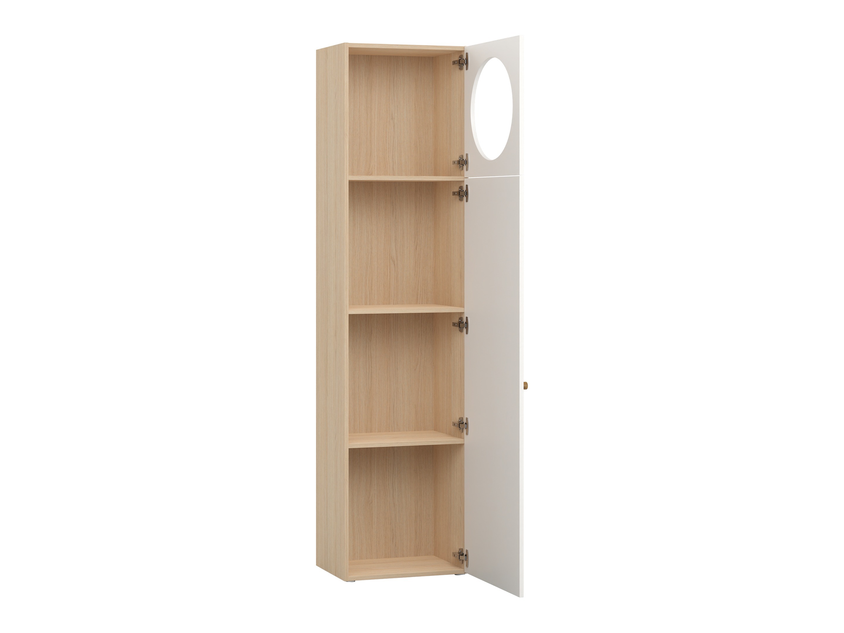Regal Tornolo 104 (Lahki hrast + Bela)