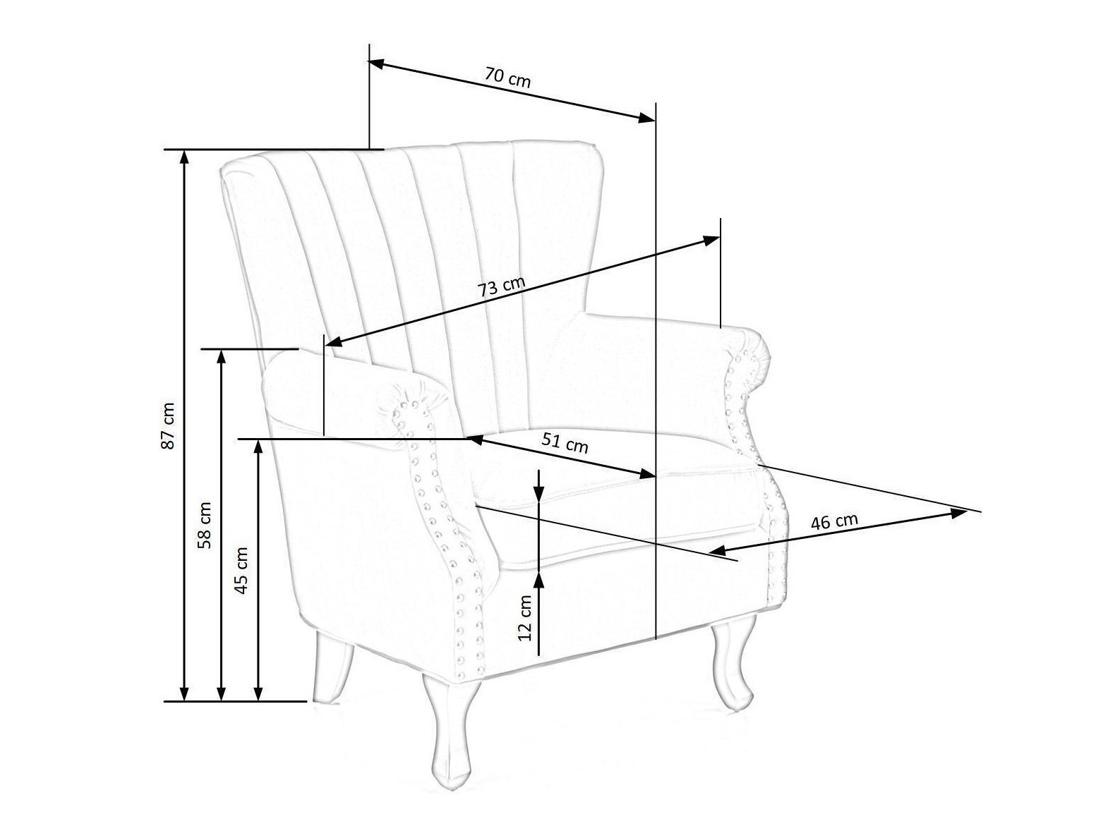 Fotelj Houston 1105 (Siva)