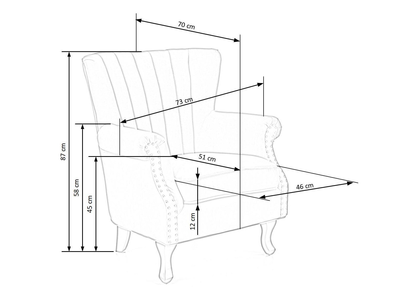 Fotelj Houston 1105 (Temno zelena)