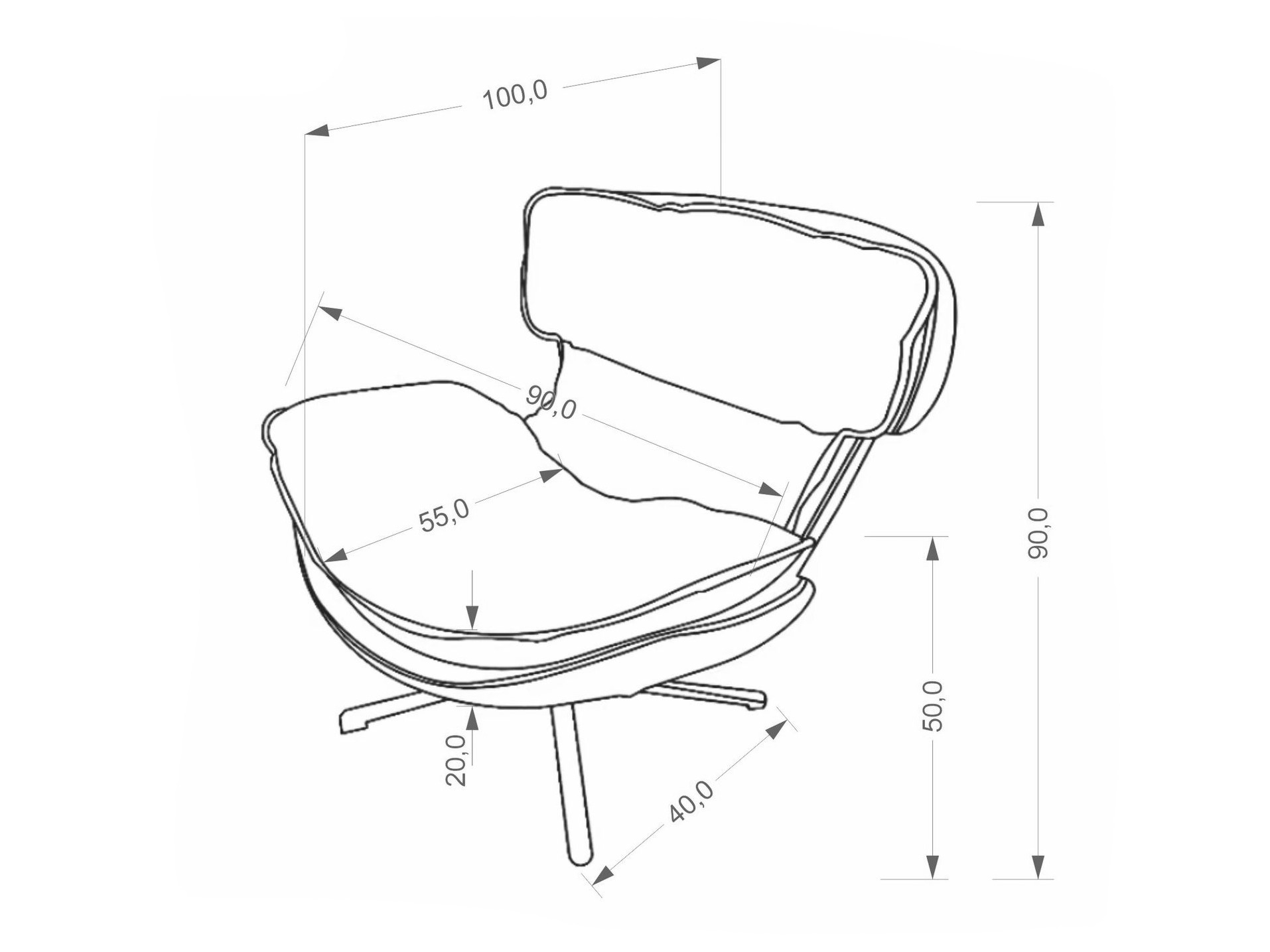 Fotelj Houston 2107 (Bež)