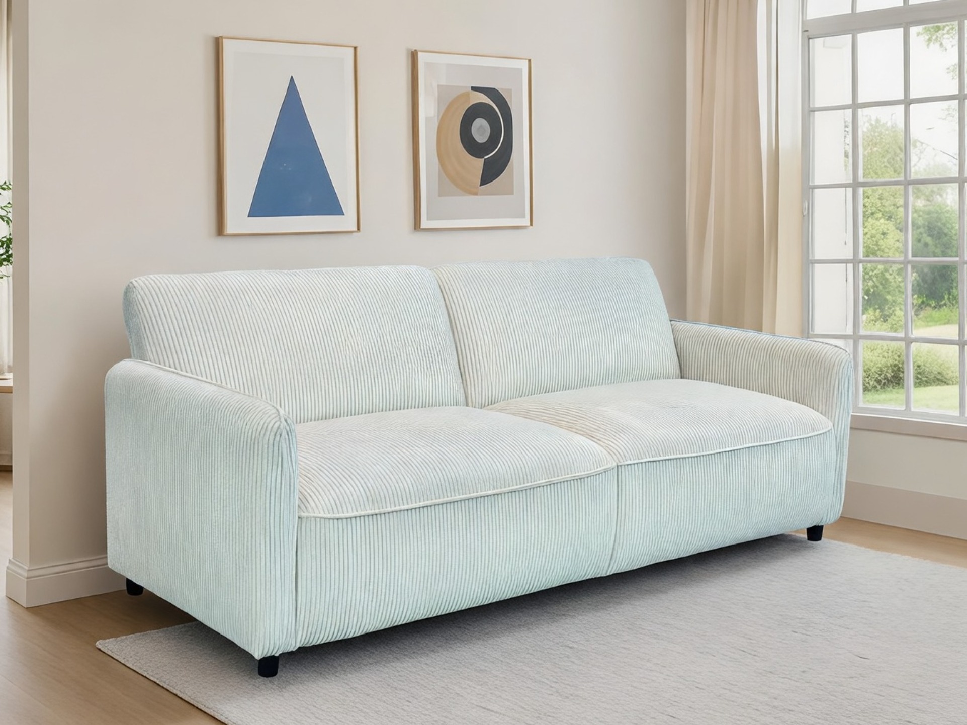 Raztegljiv kavč Tulsa 680 (Krema)