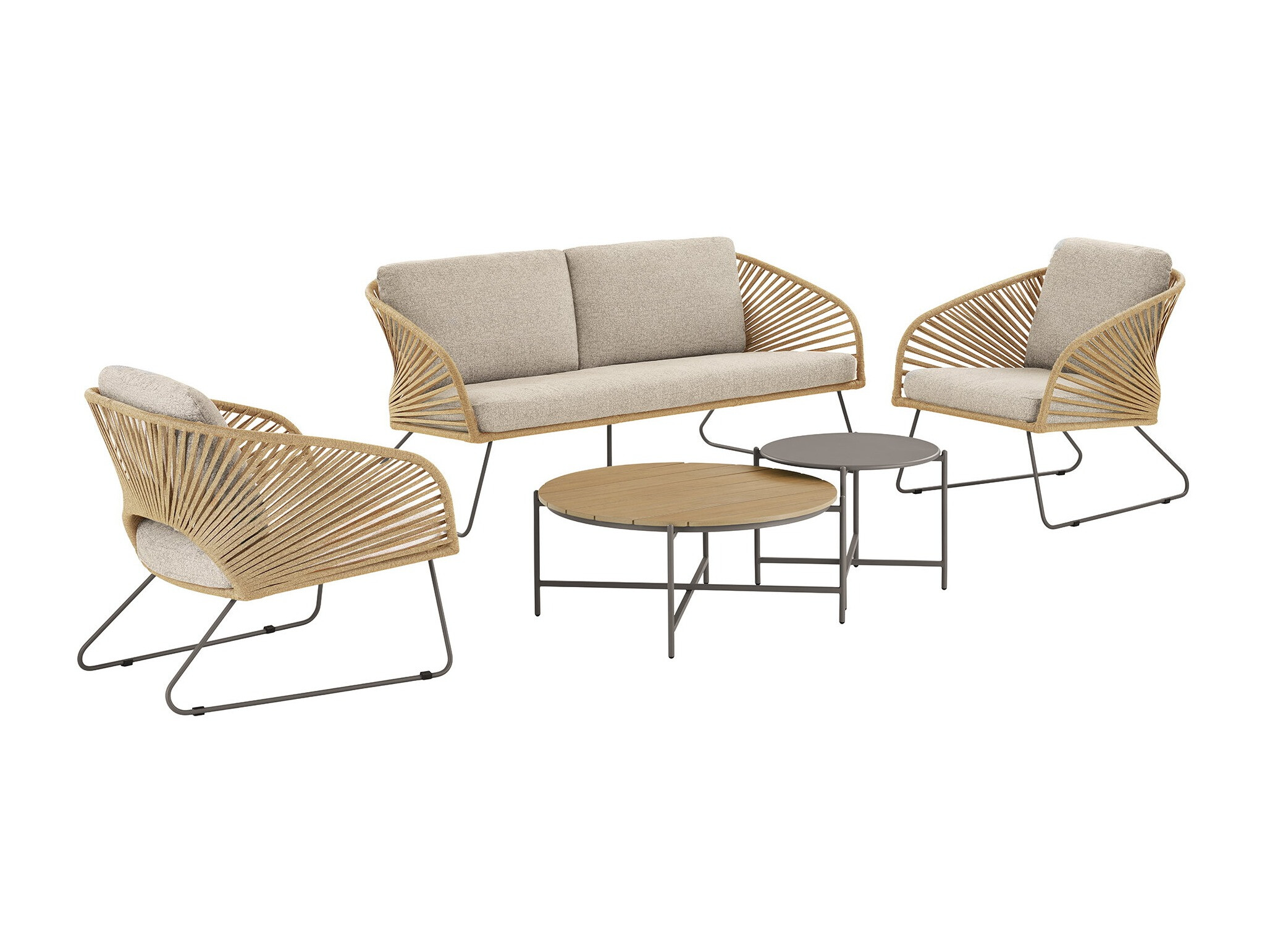 Komplet vrtnega pohištva Brea 298 (Bež)