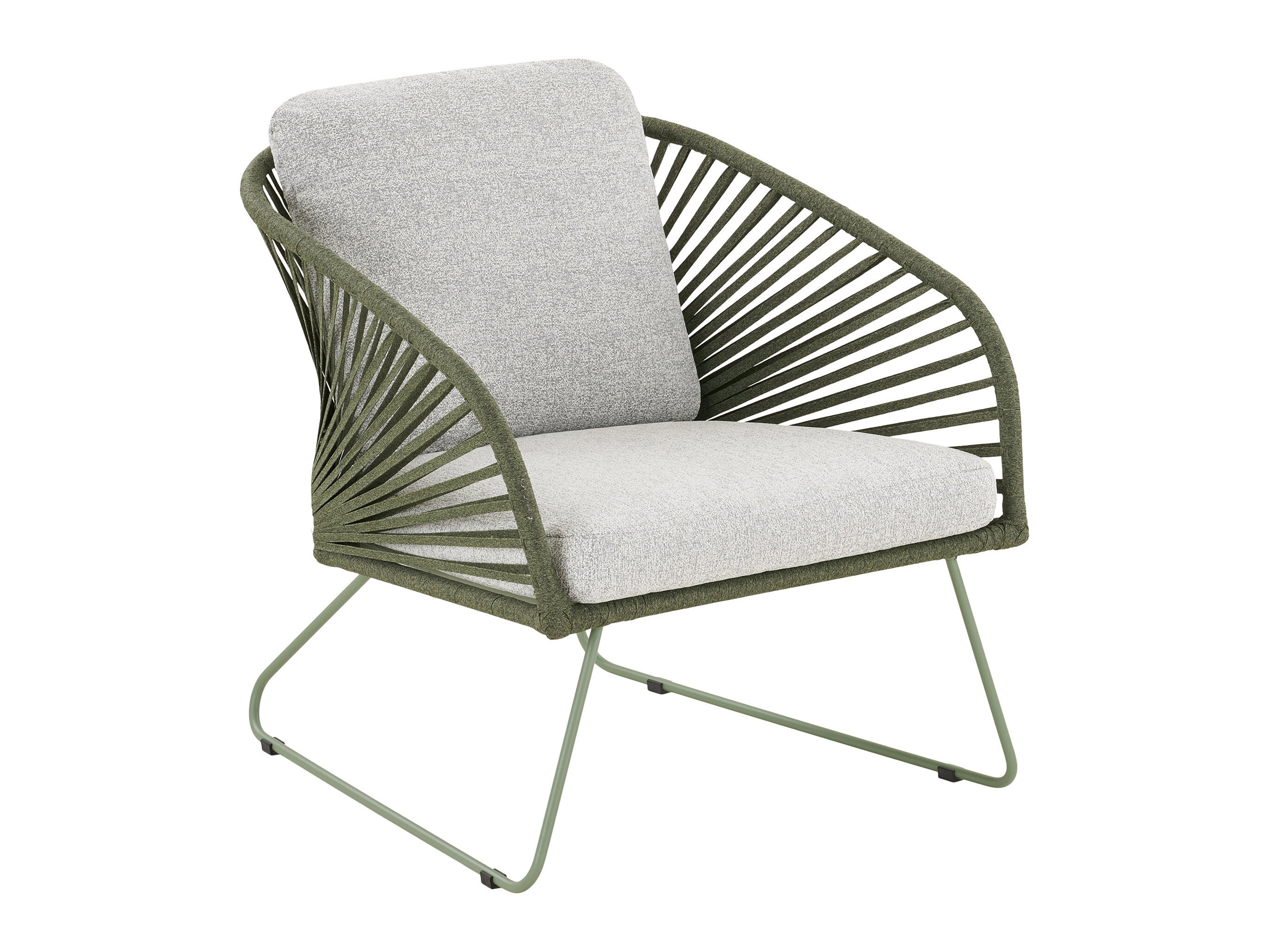 Komplet vrtnega pohištva Brea 298 (Siva + Zelena)