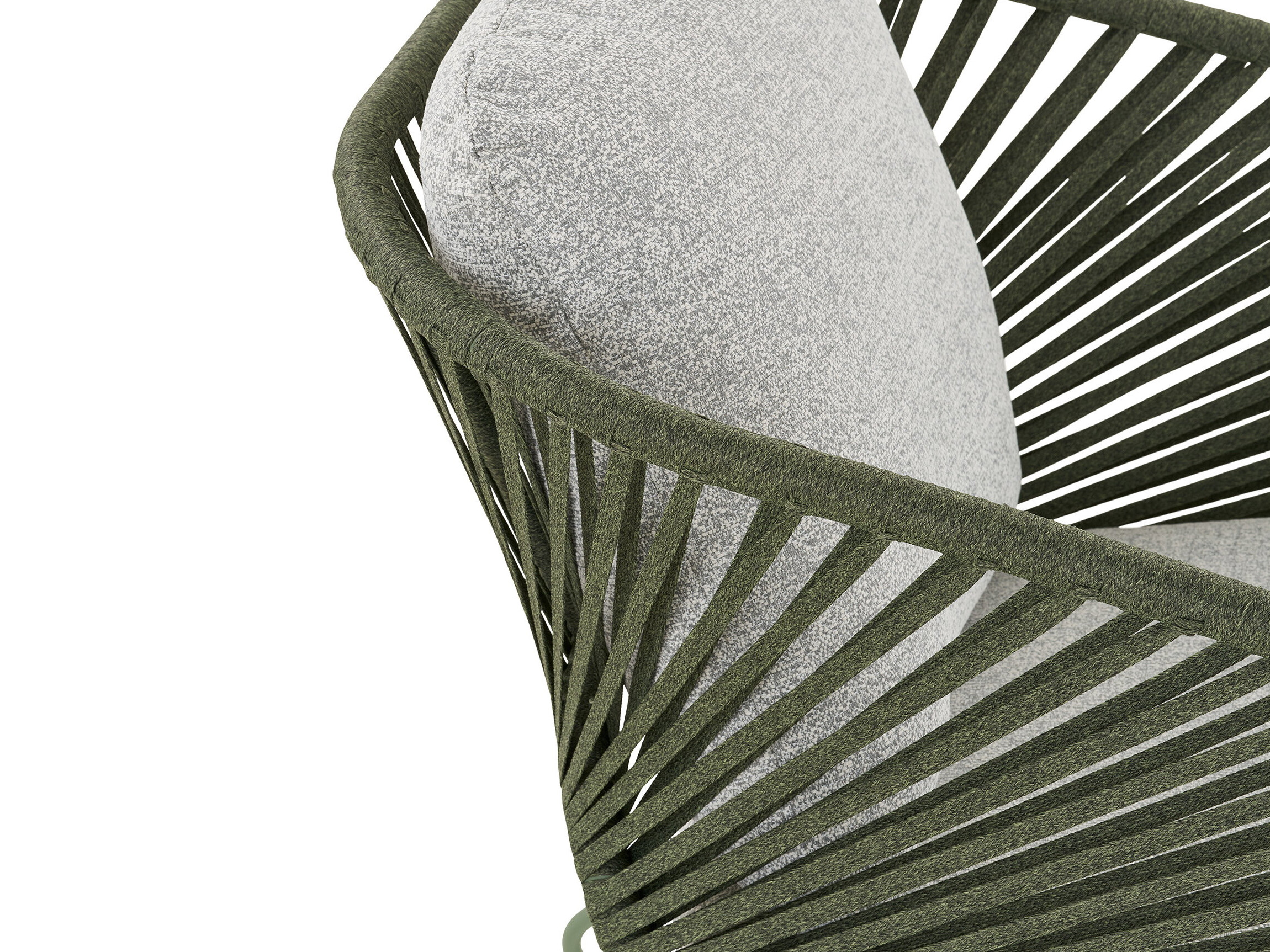 Komplet vrtnega pohištva Brea 298 (Siva + Zelena)