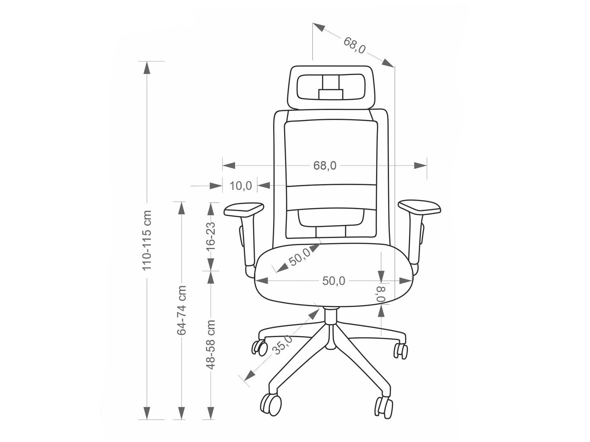 Pisarniški stol Houston 2113