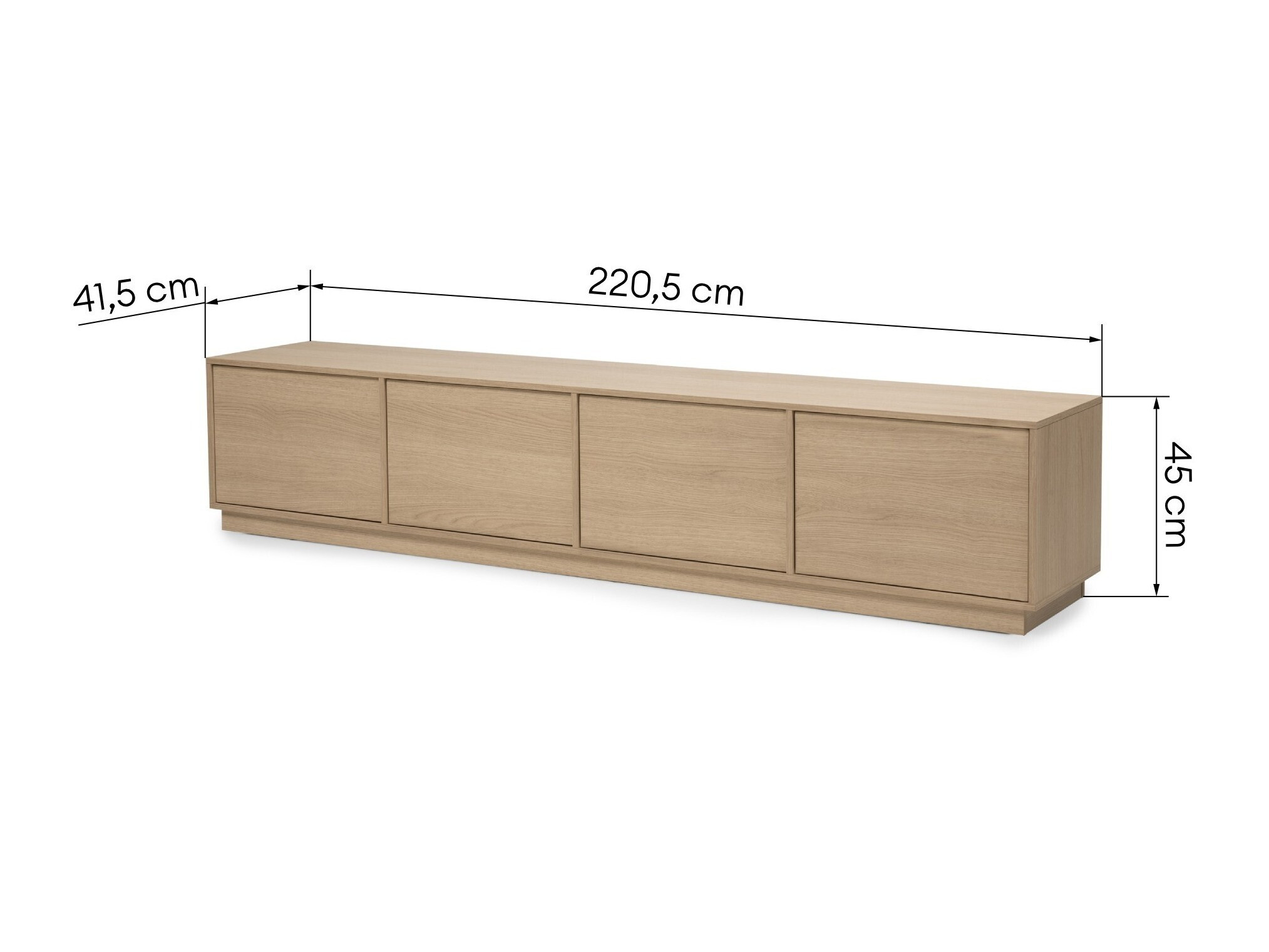 TV-omarica Burleson 621 (Hrast)