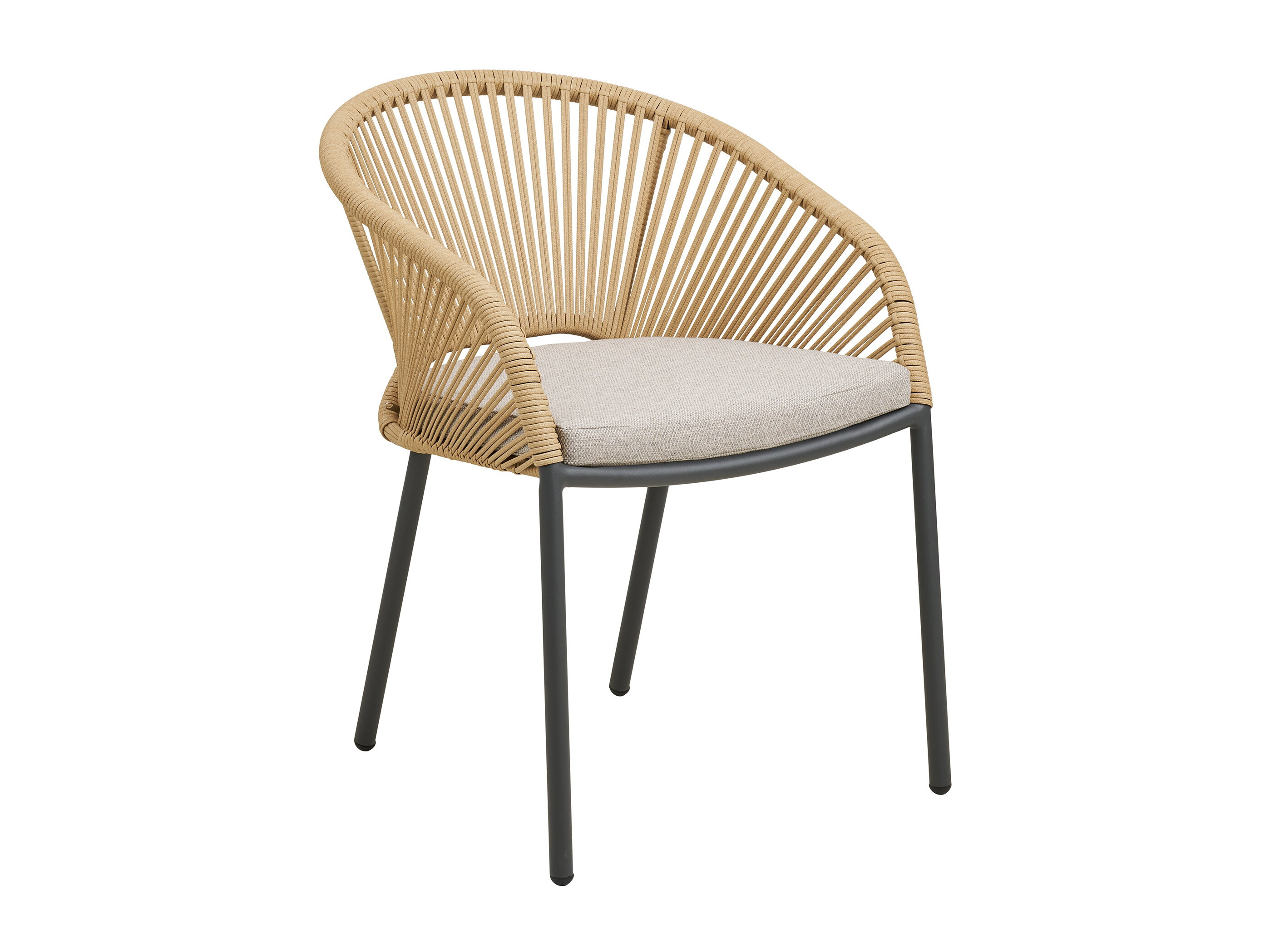 Vrtni stol Brea 297 (Bež + Črna)