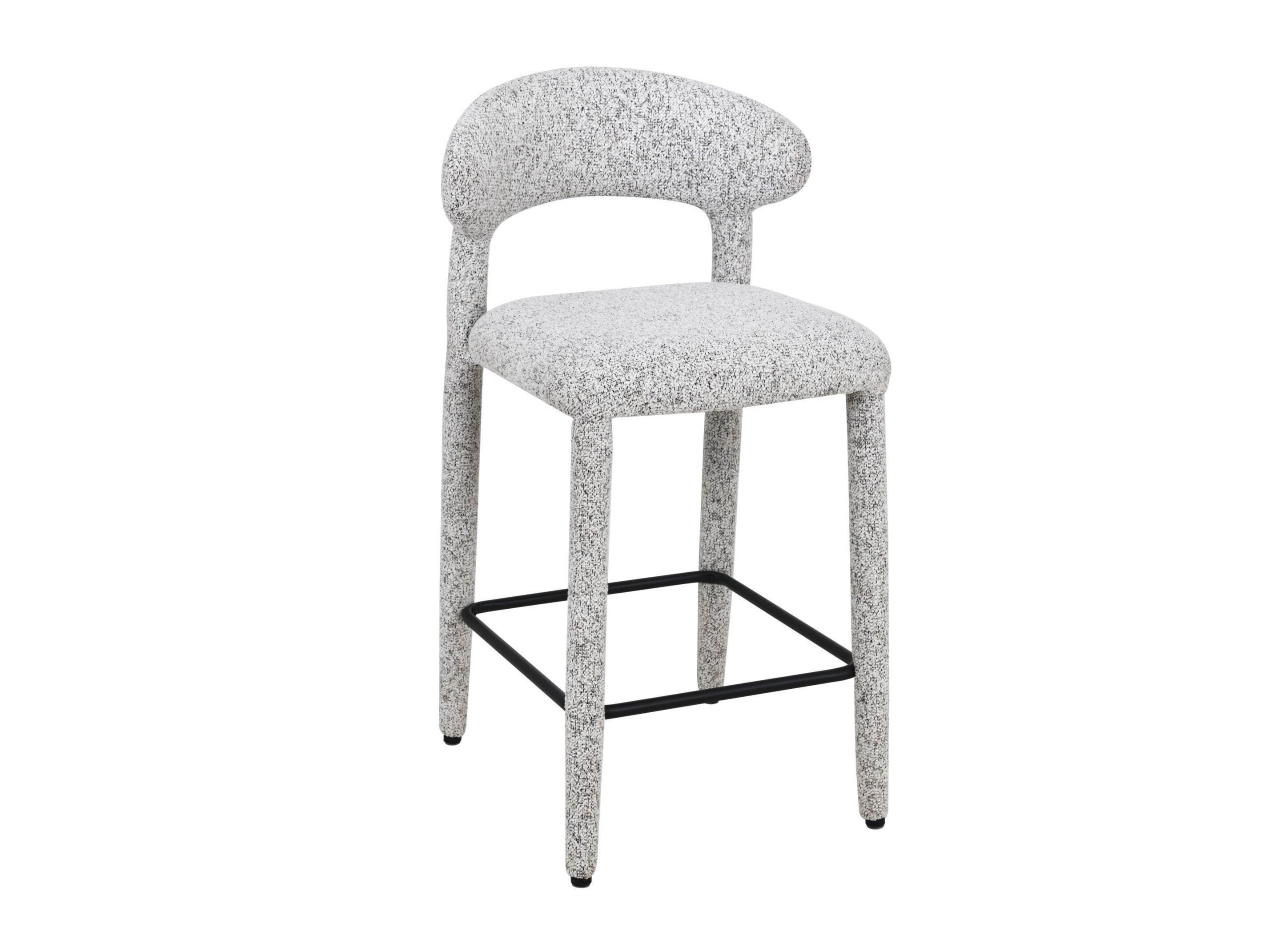 Srednje visok barski stol Burleson 626 (Siva + Bež)