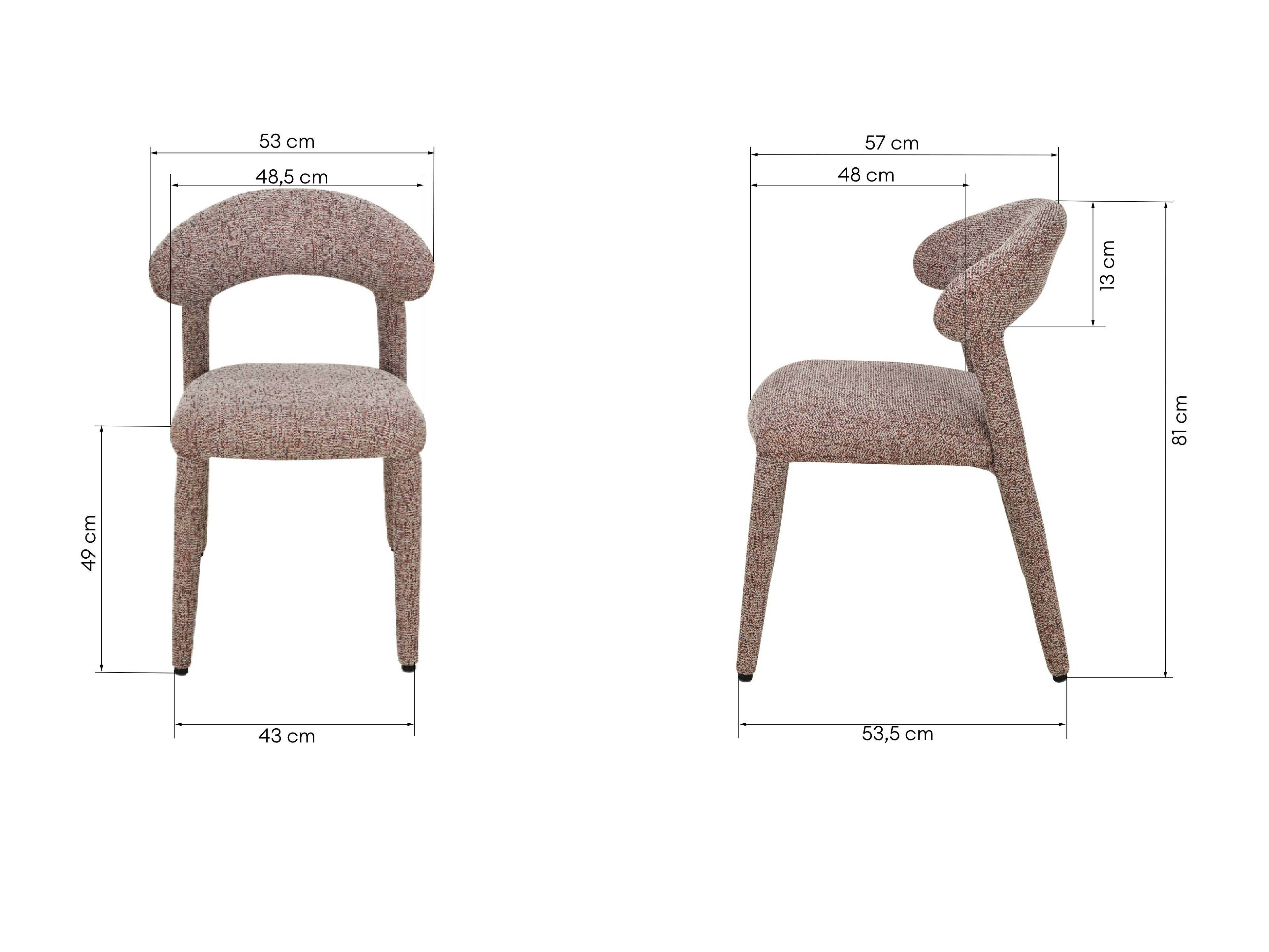 Stol Burleson 625 (Rdeča + Bež)