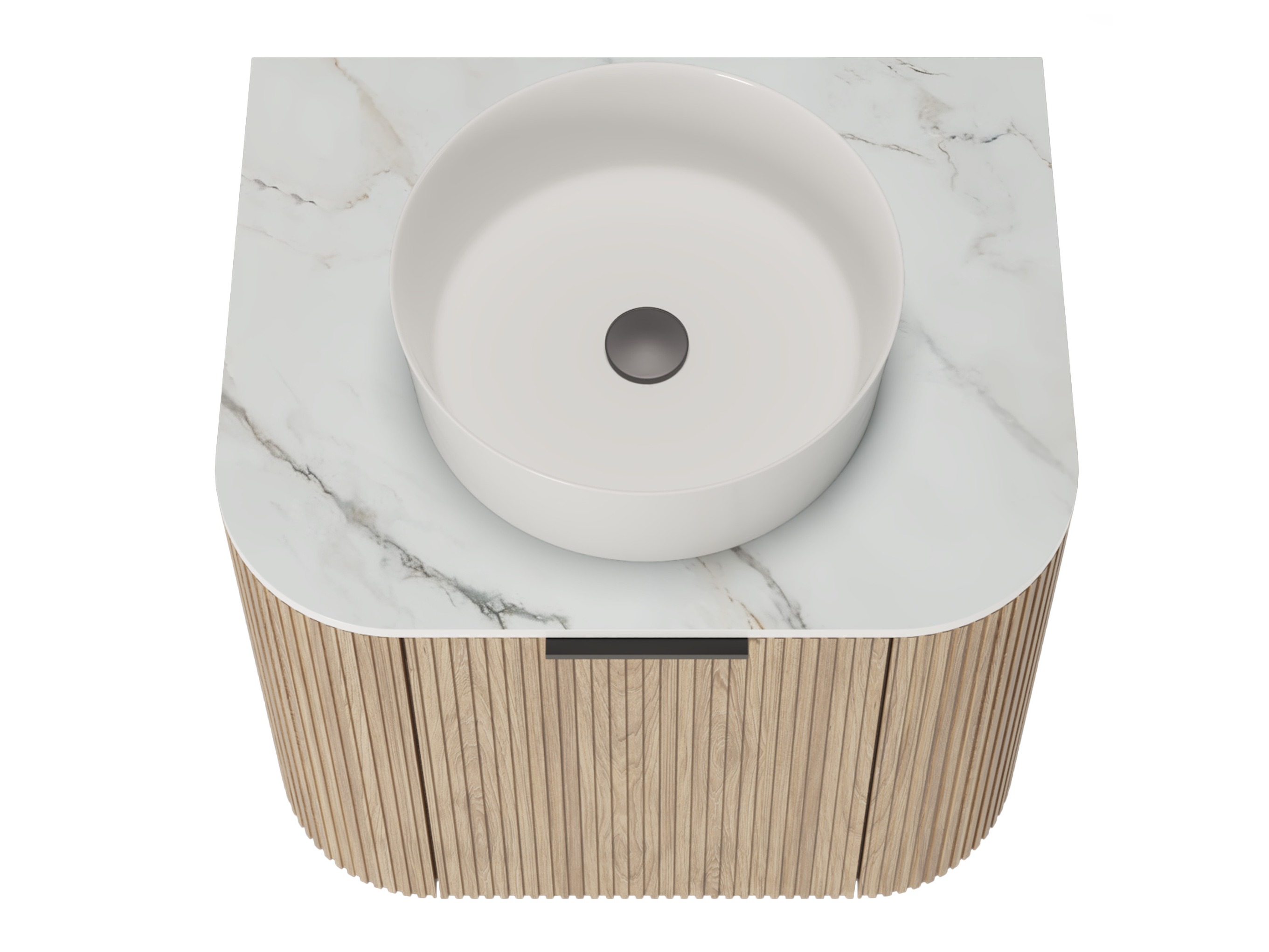 Viseča kopalniška omarica za umivalnik Burleson 624