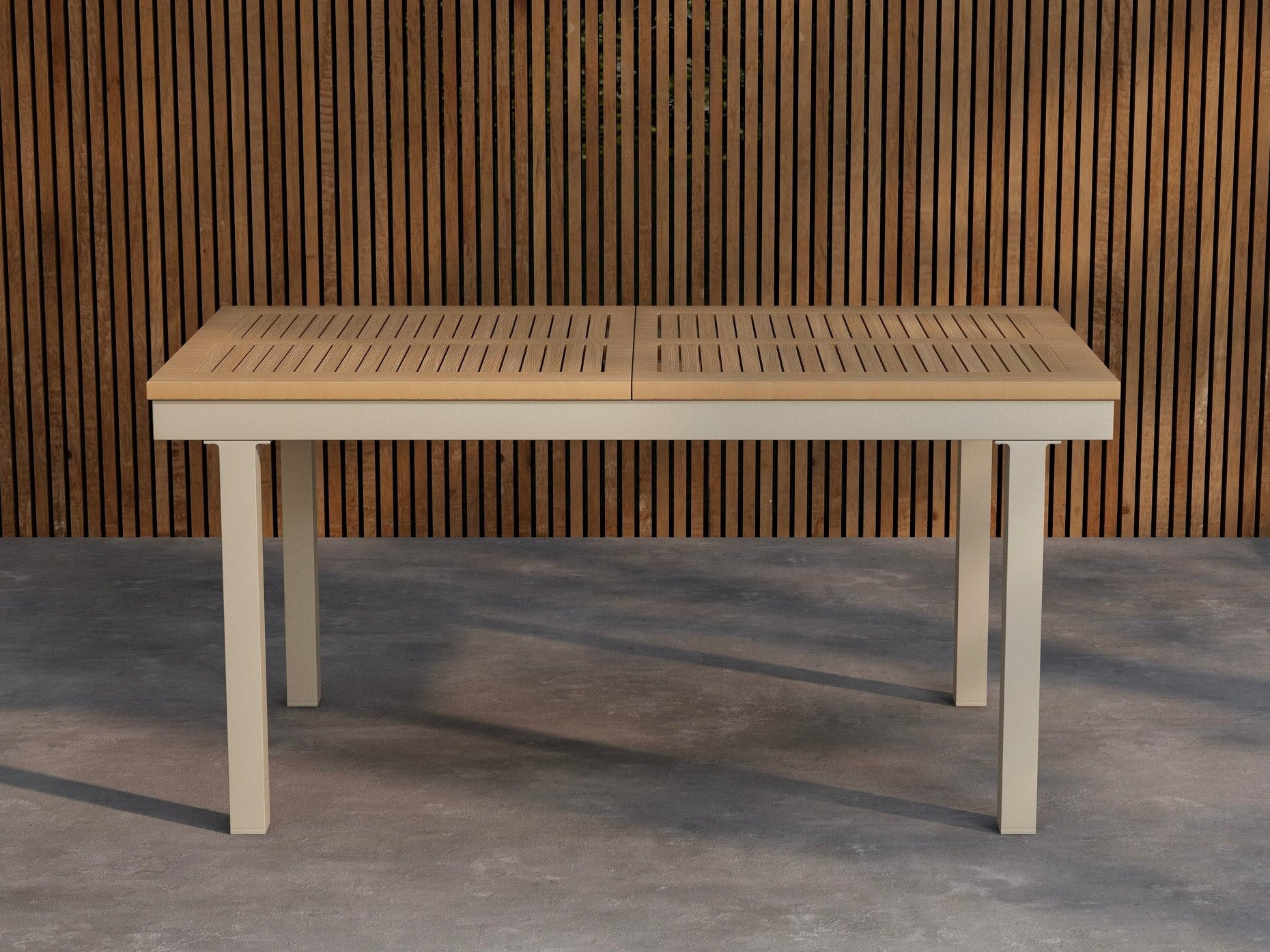 Vrtna miza Dallas 809 (Tikovina + Bež)