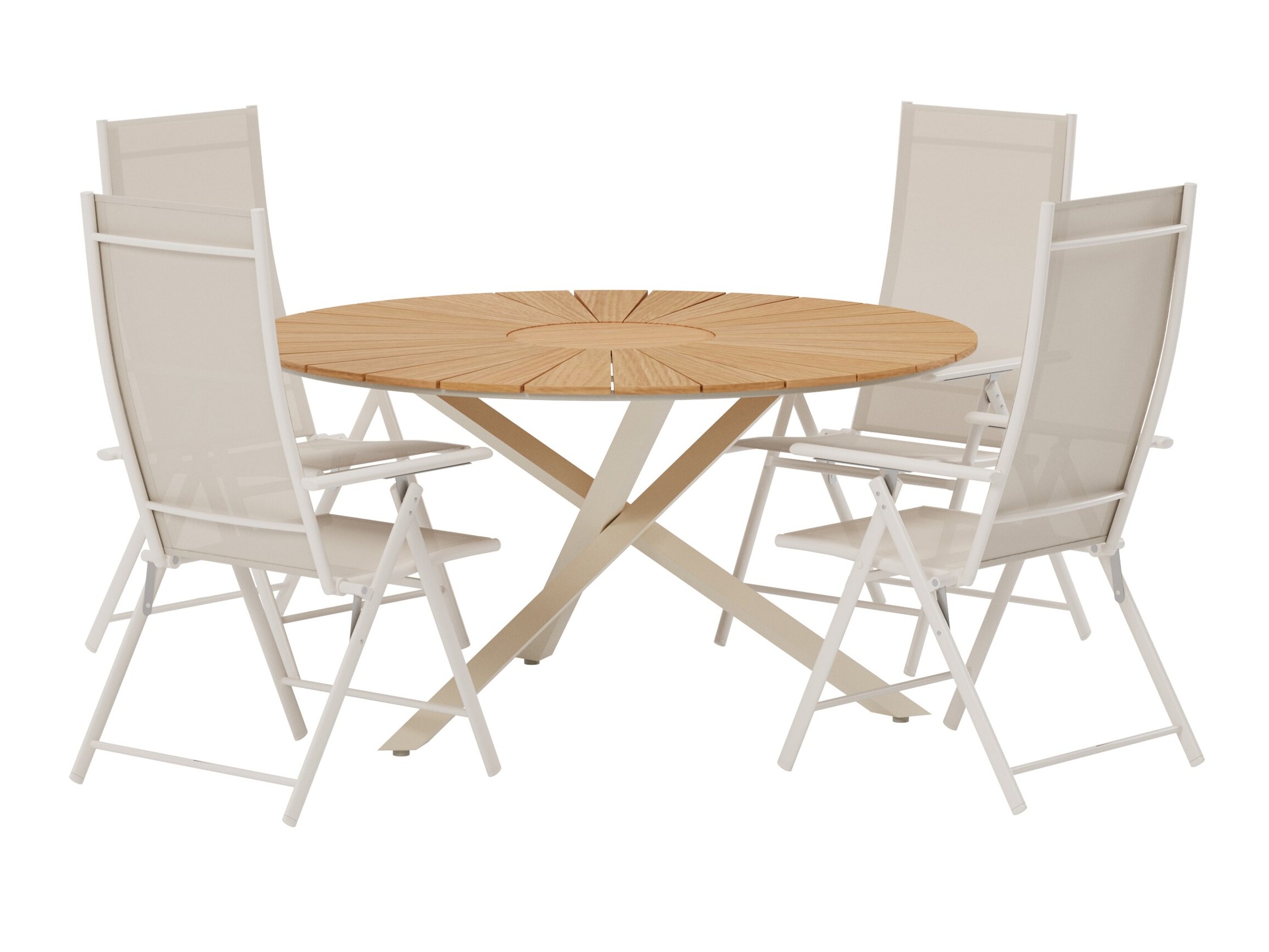 Komplet mize in stolov Dallas 5209