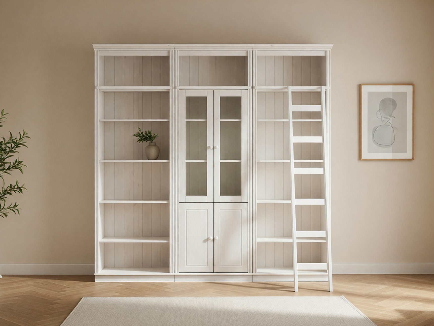 Komplet polic Saltoro 126 (Bela)