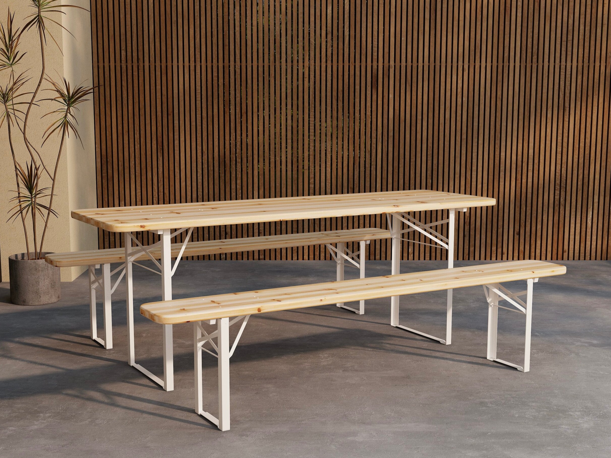 Komplet mize in stolov Dallas 5218