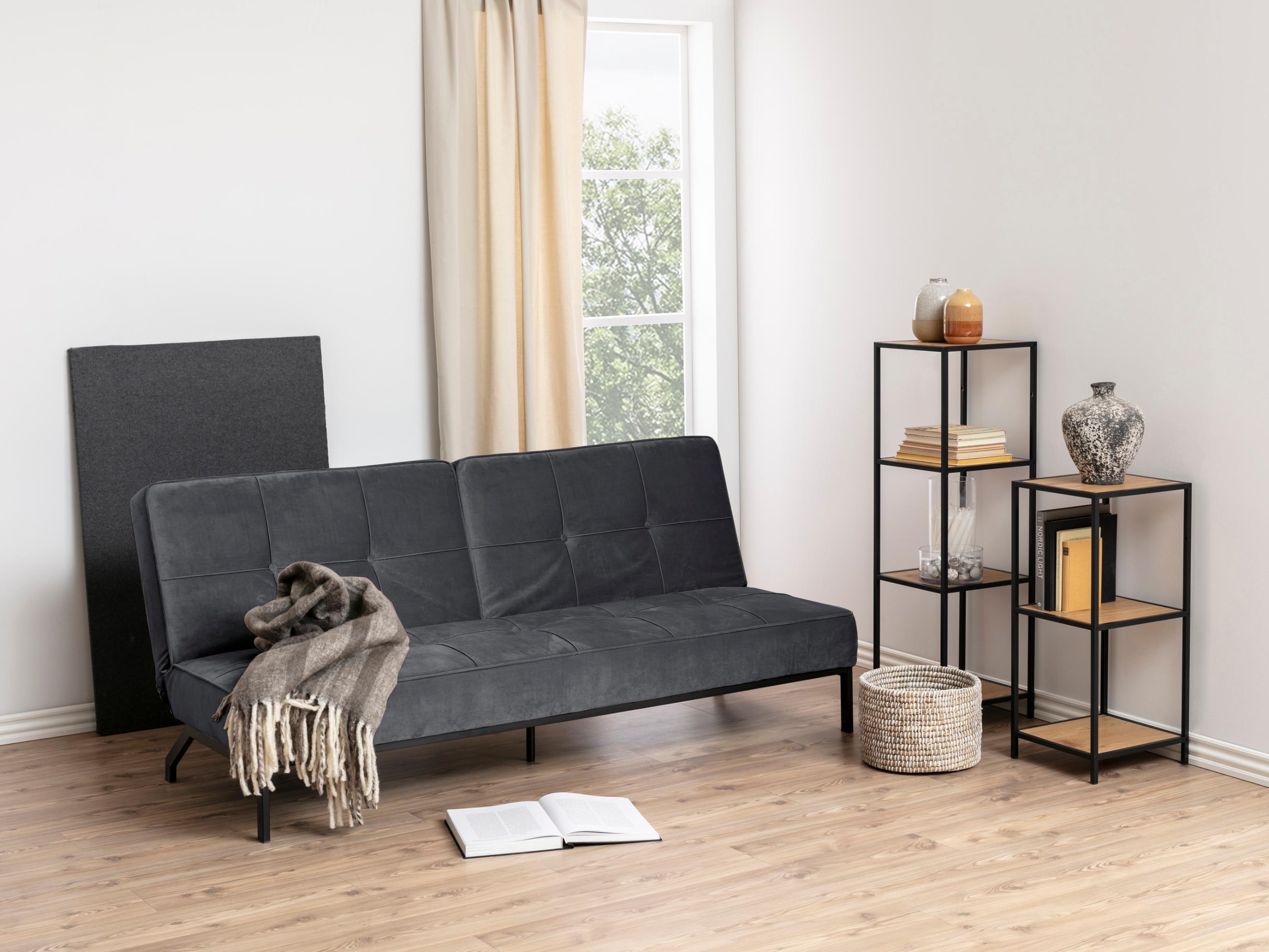 Raztegljiv kavč Norsica 243 (Siva)