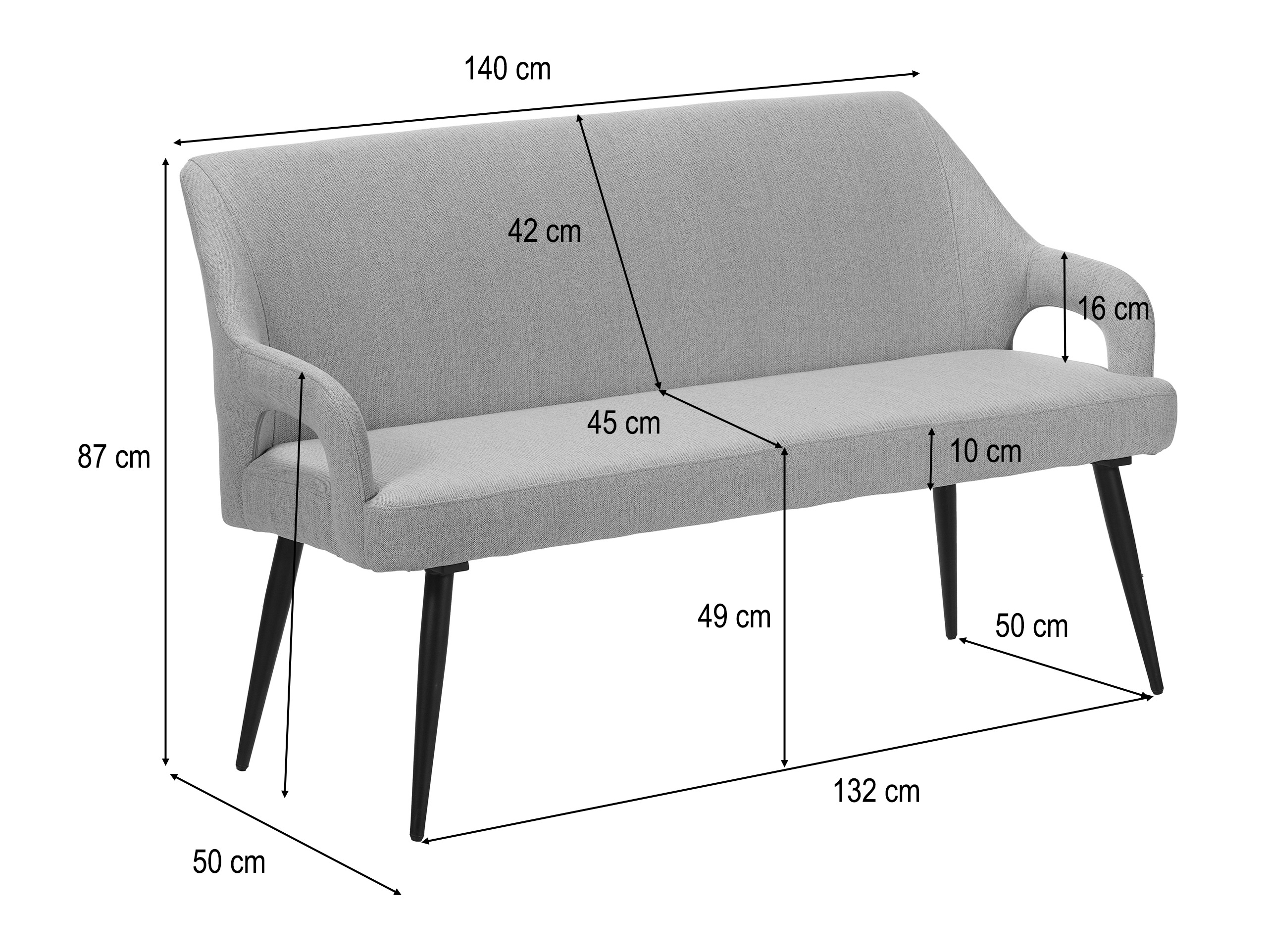Klop z oblazinjenjem Denton 1556