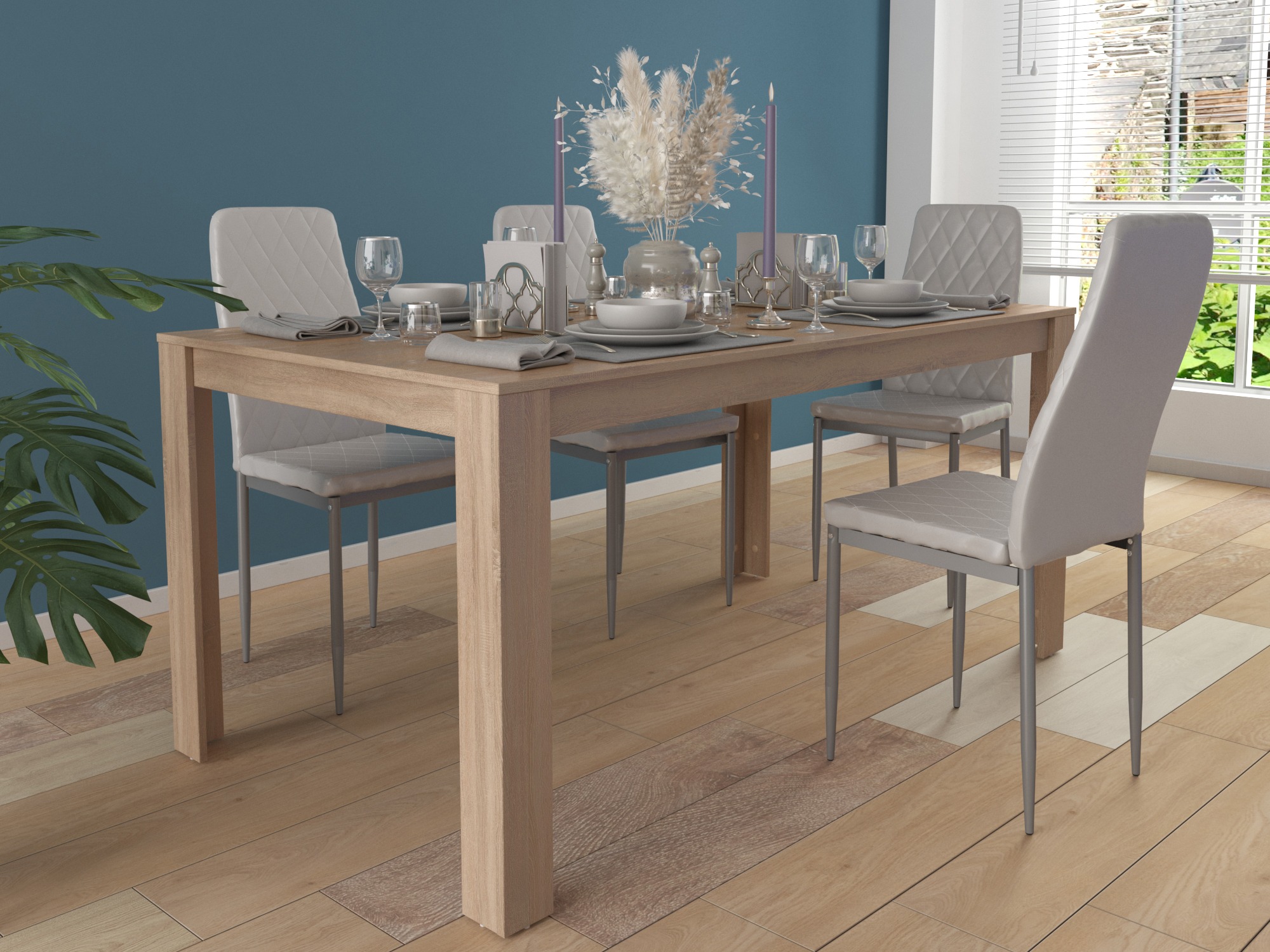 Miza Denton 628 (Lahki hrast)