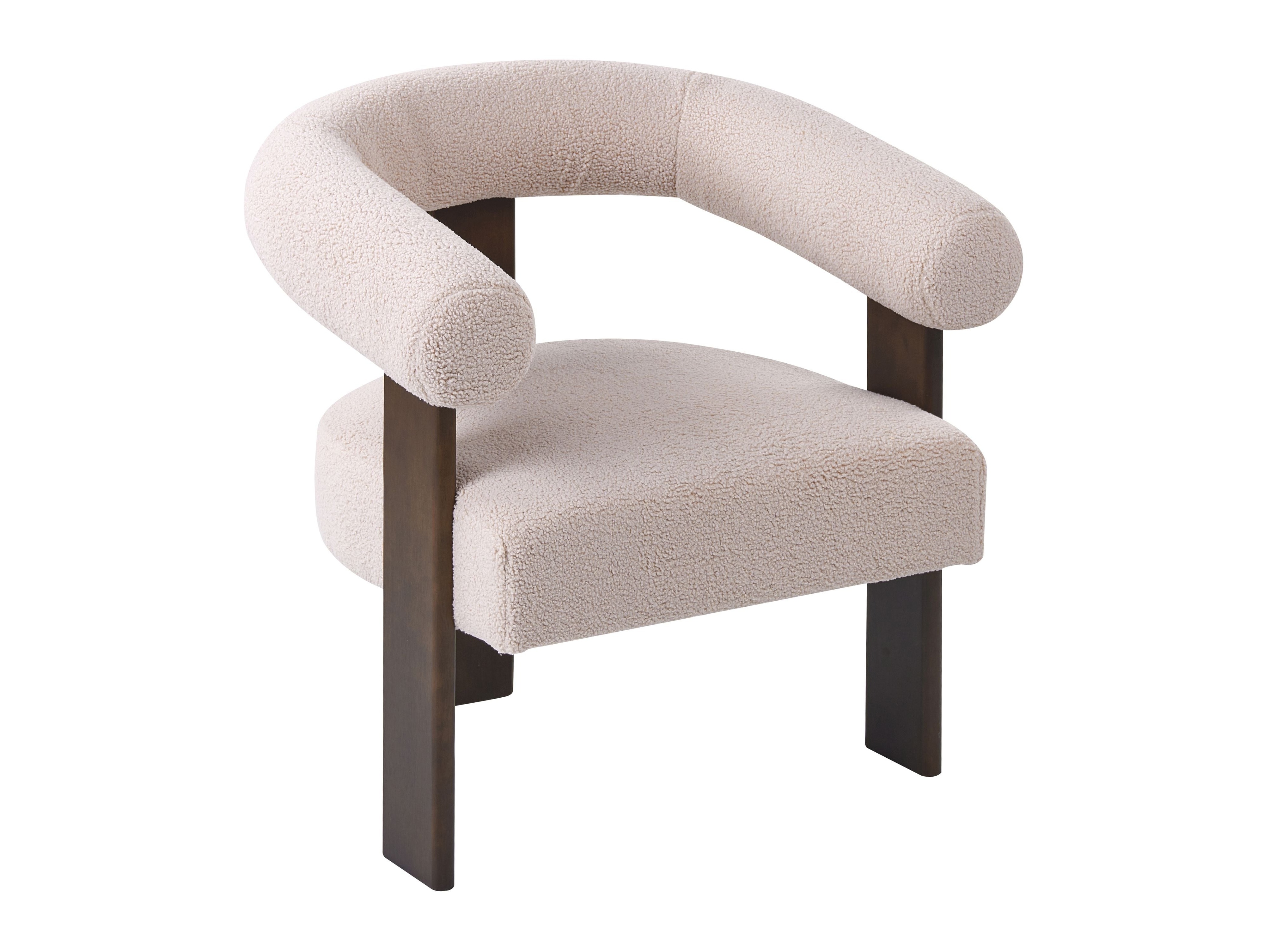 Fotelj Berwyn 2708 (Bež + Temno rjava)