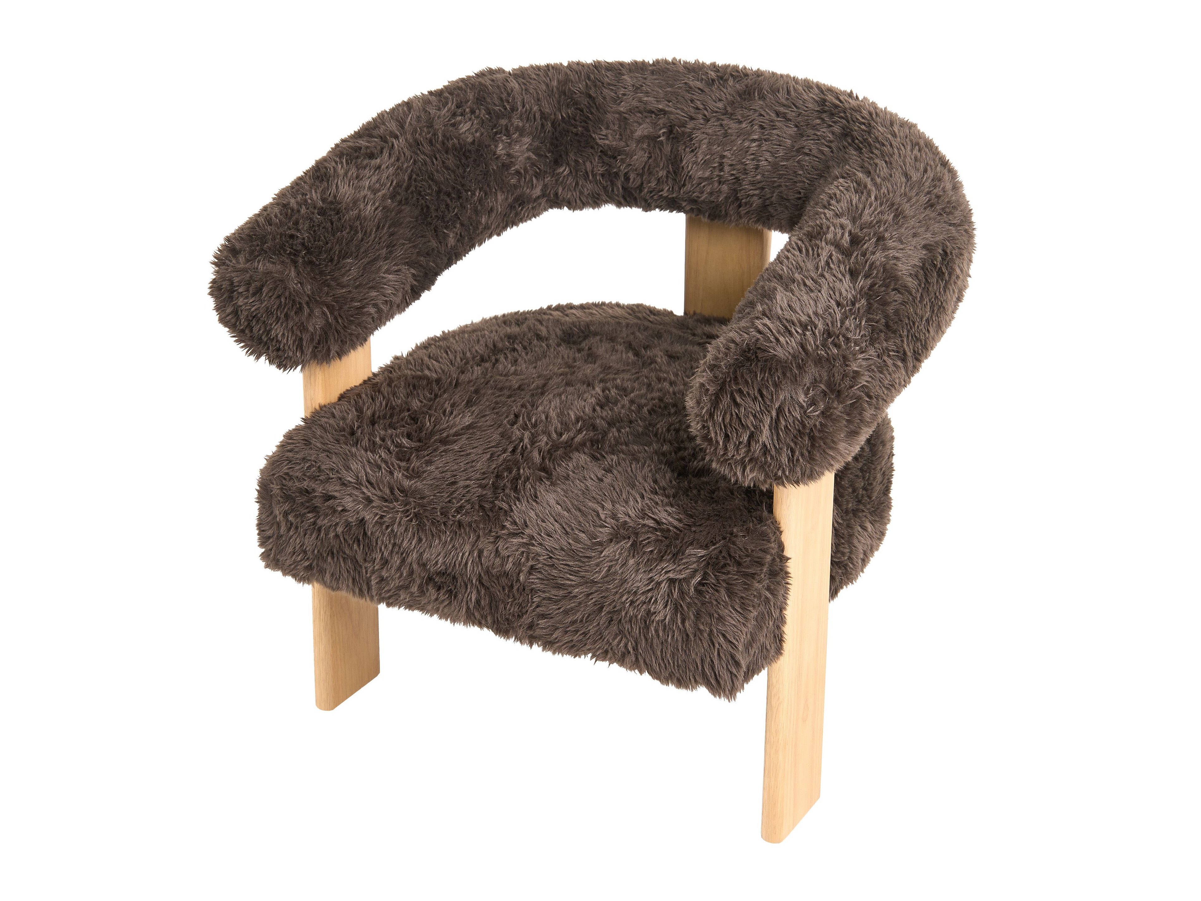 Fotelj Berwyn 3264 (Temno rjava + Svetlo rjava)