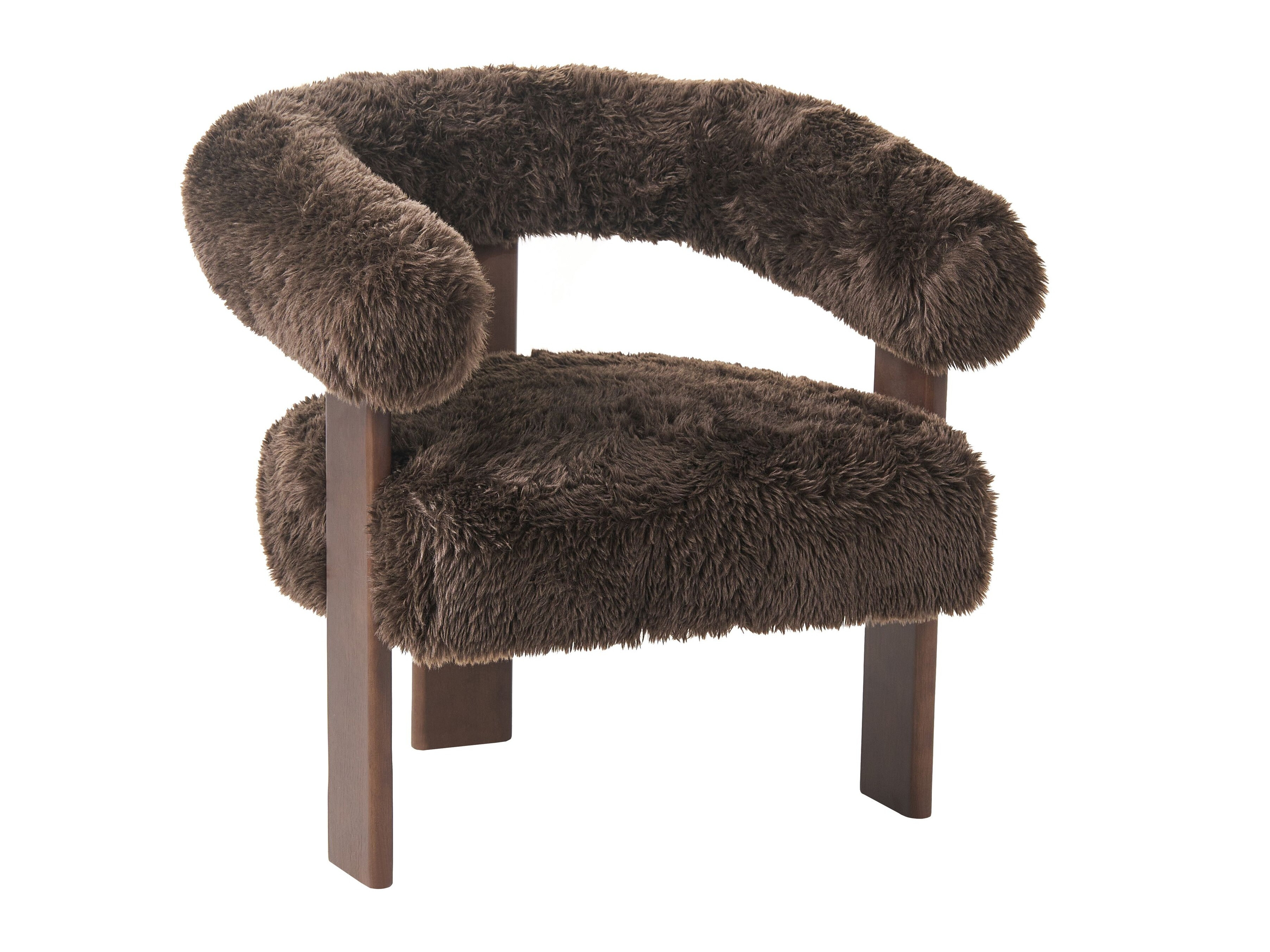 Fotelj Berwyn 3264 (Temno rjava)