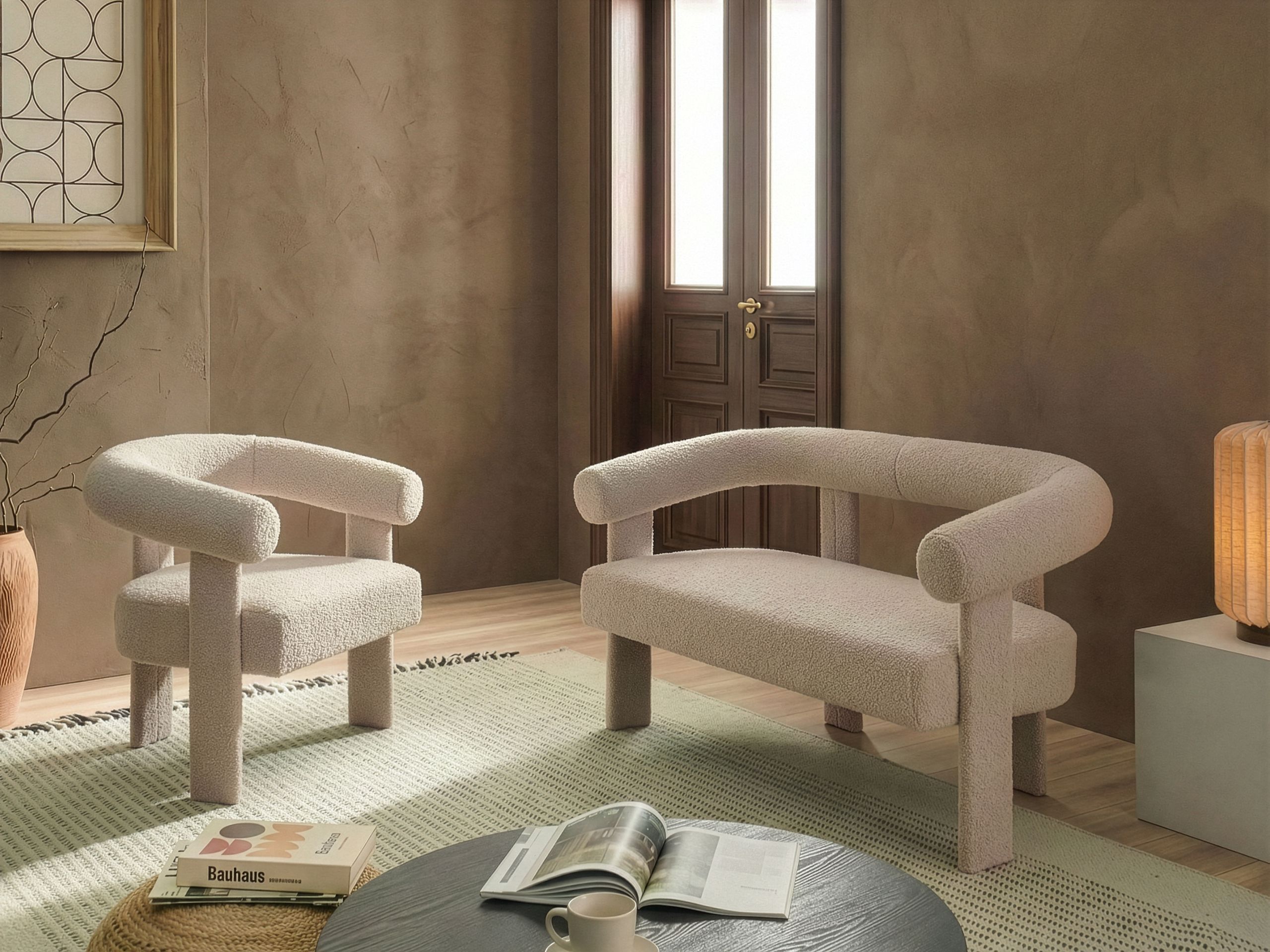 Fotelj Berwyn 3268 (Svetlo bež)