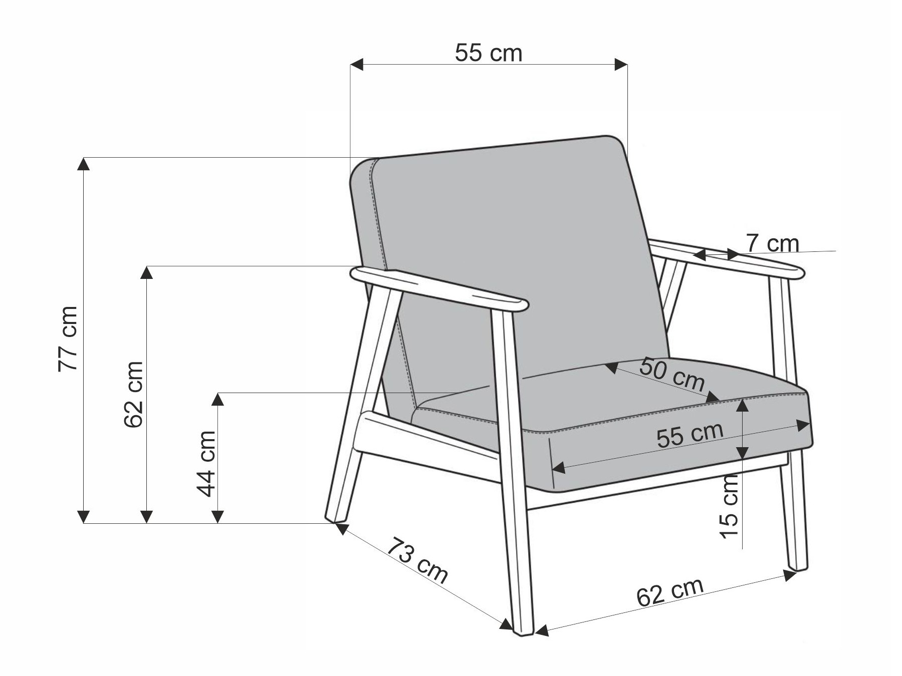 Fotelj Houston 2116 (Castel 39)