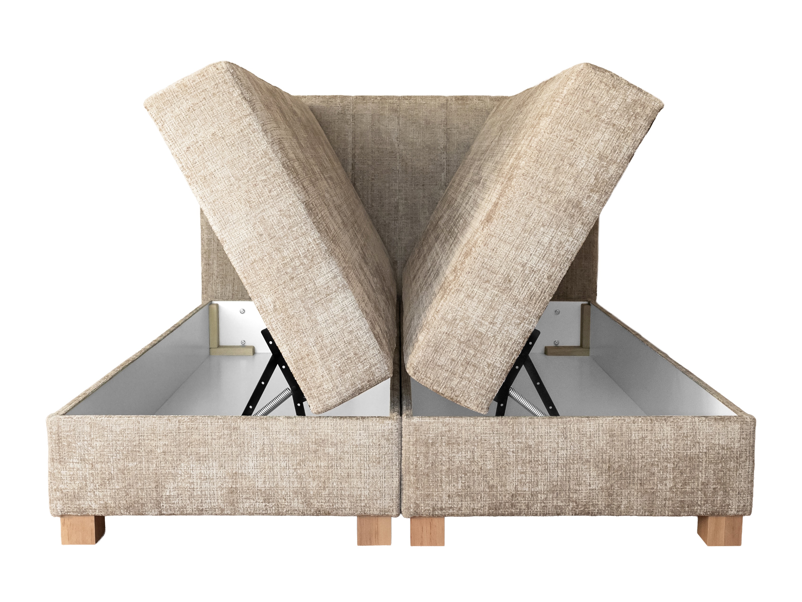 Boxspring postelja Houston 2119 (Bež)