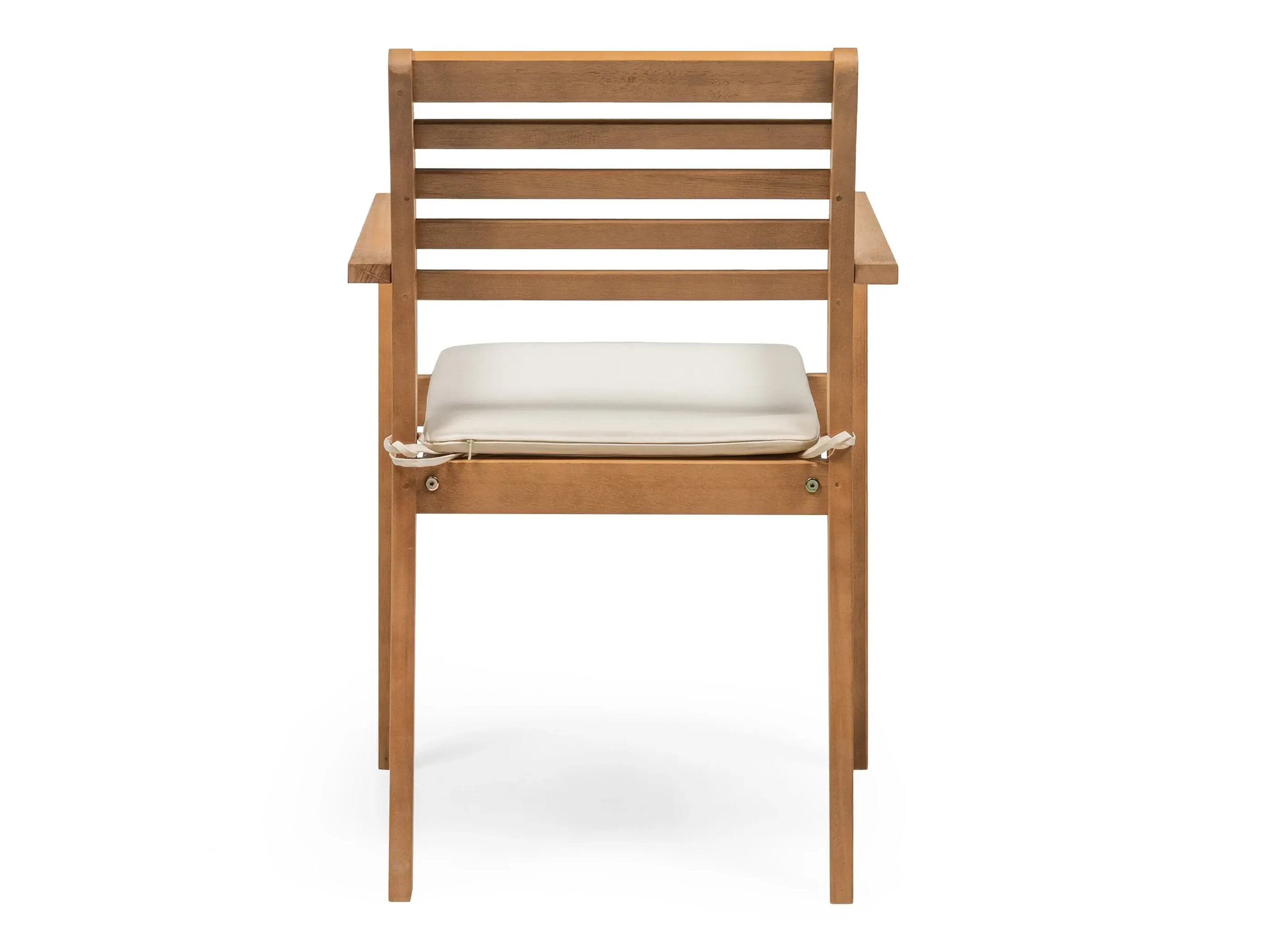 Vrtni stol Burleson 669 (Bež + Tikovina)