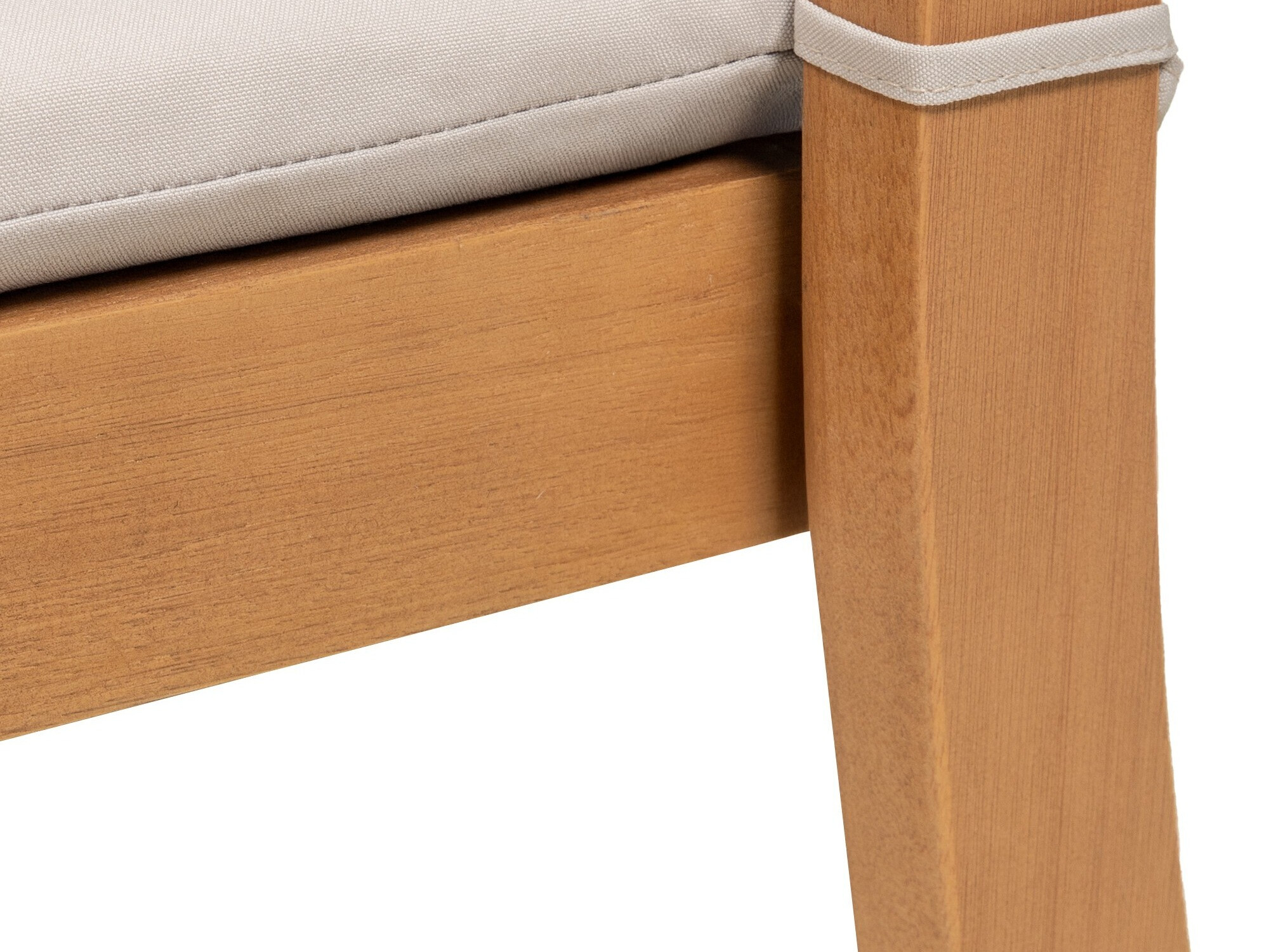 Vrtni stol Burleson 669 (Bež + Tikovina)