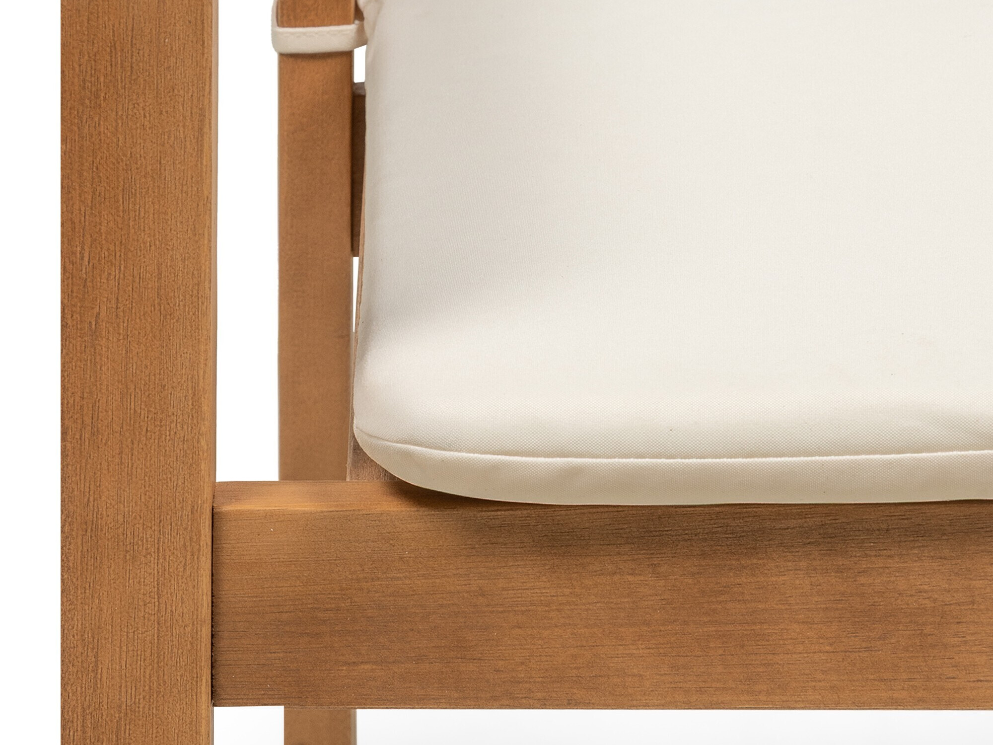 Vrtni stol Burleson 669 (Bež + Tikovina)