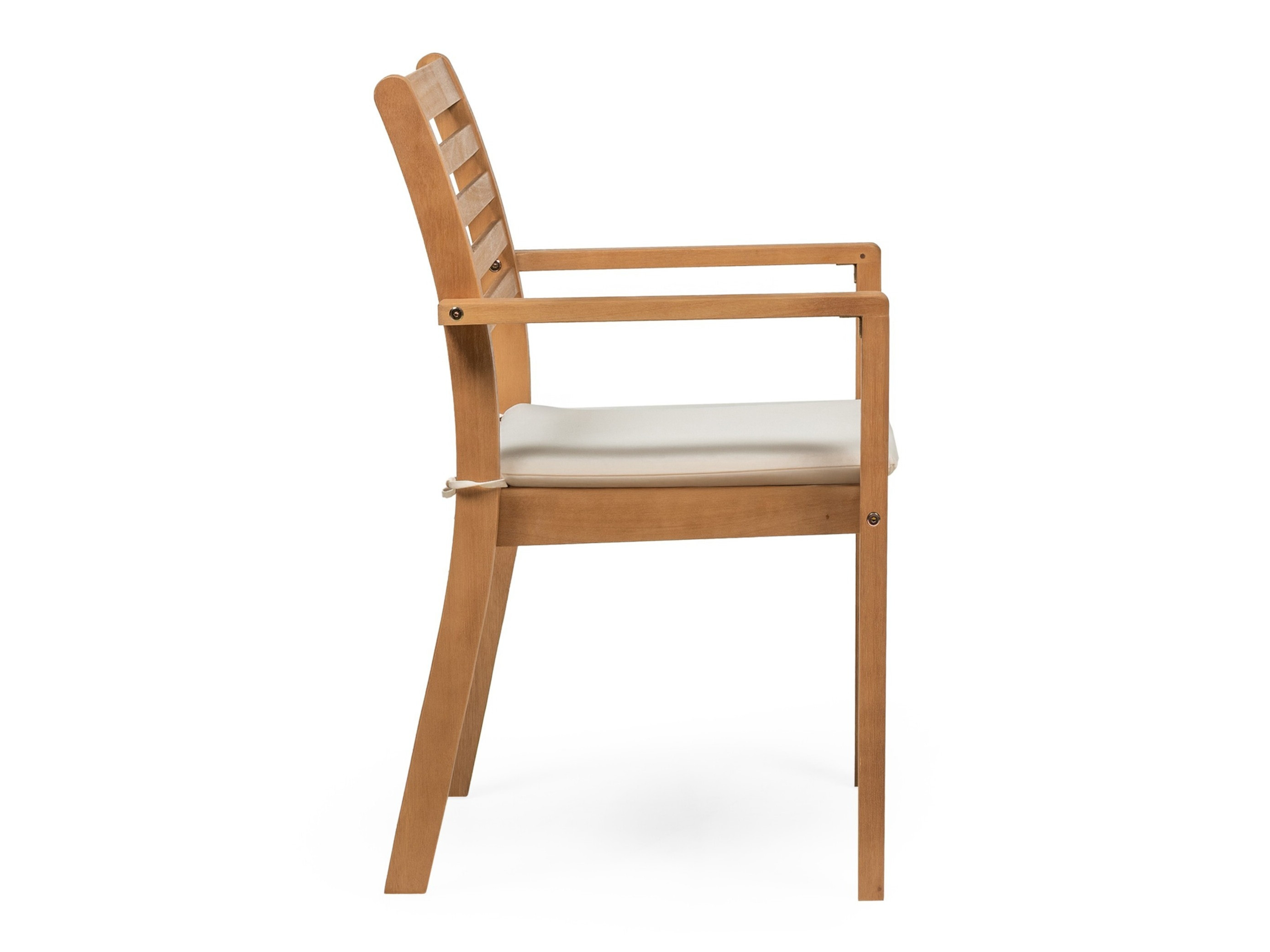 Vrtni stol Burleson 669 (Bež + Tikovina)