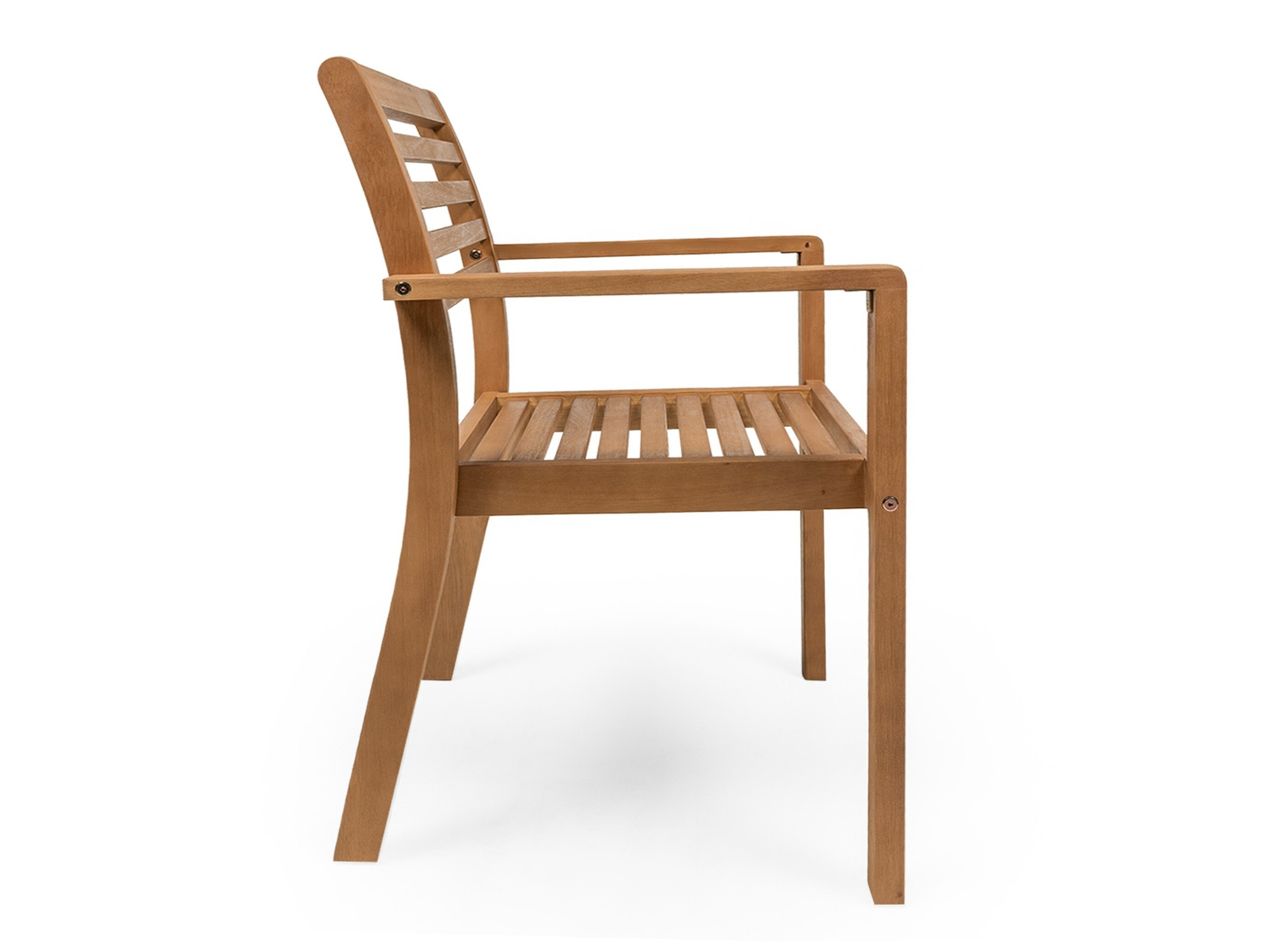 Vrtni stol Burleson 669 (Bež + Tikovina)