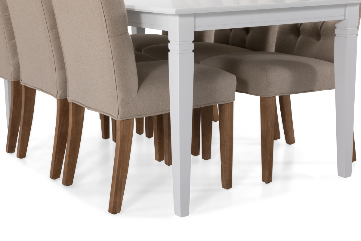 Jedilniški komplet Scandinavian Choice 647 (Beige + Rjava)
