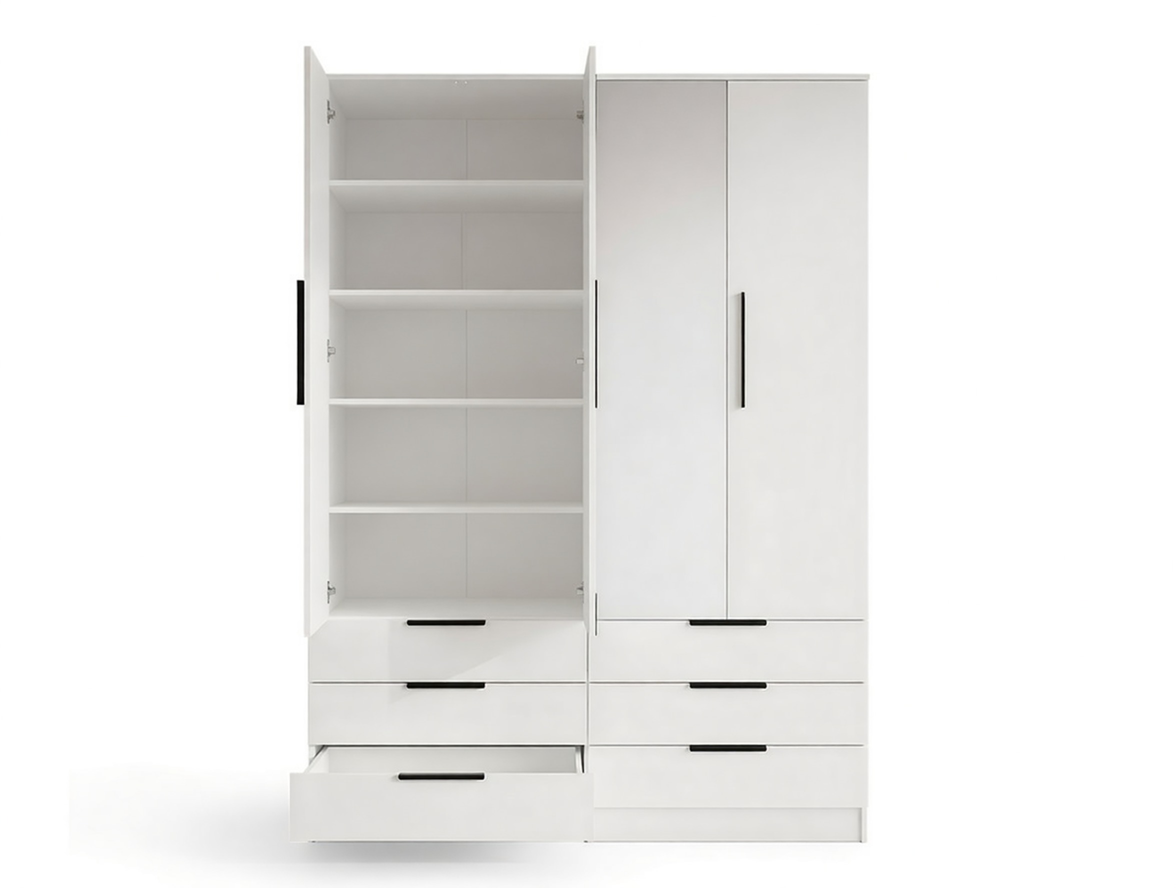 Garderobna omara Fresno 182 (Bela)