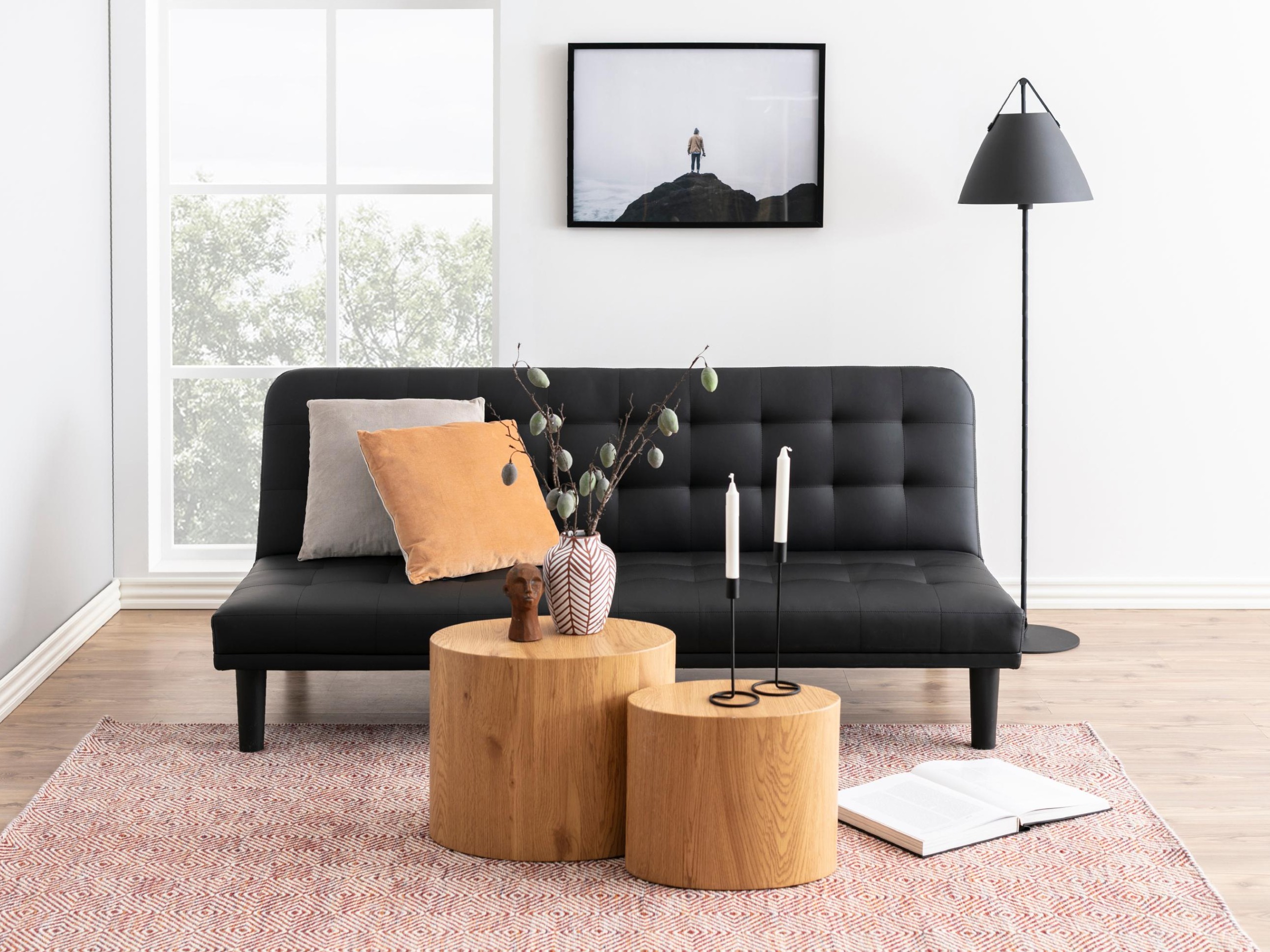 Komplet stranskih mizic Norsica 587 (Divji hrast)