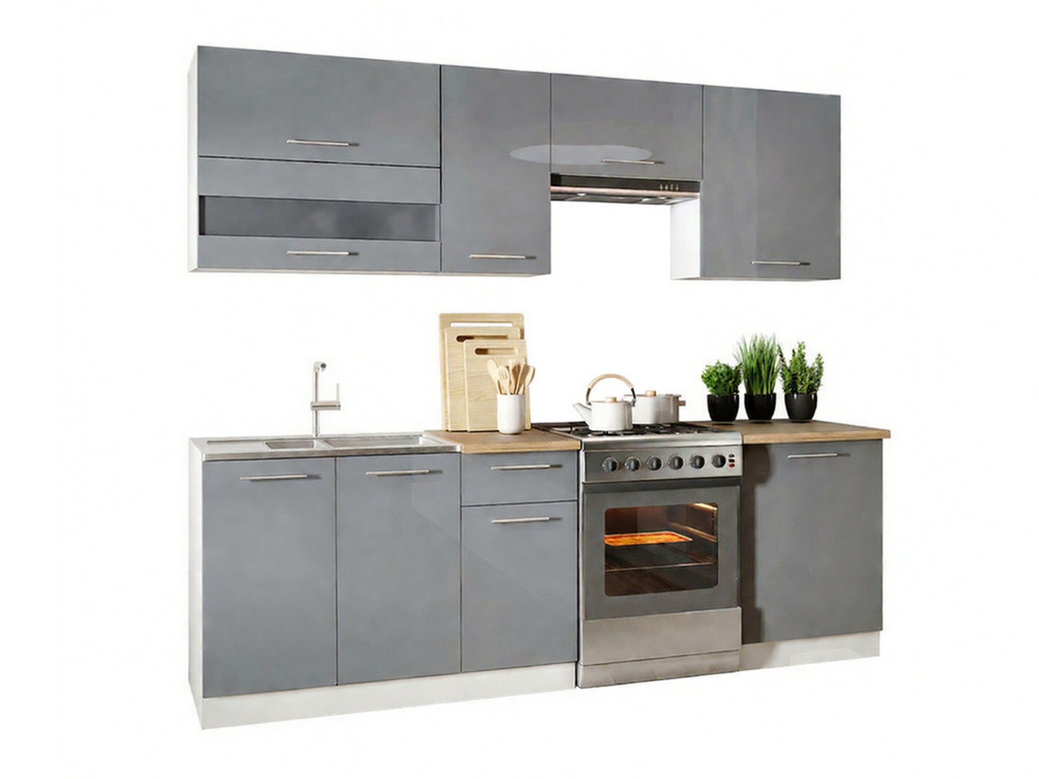 Modularni kuhinjski komplet Tiffa Grey 106