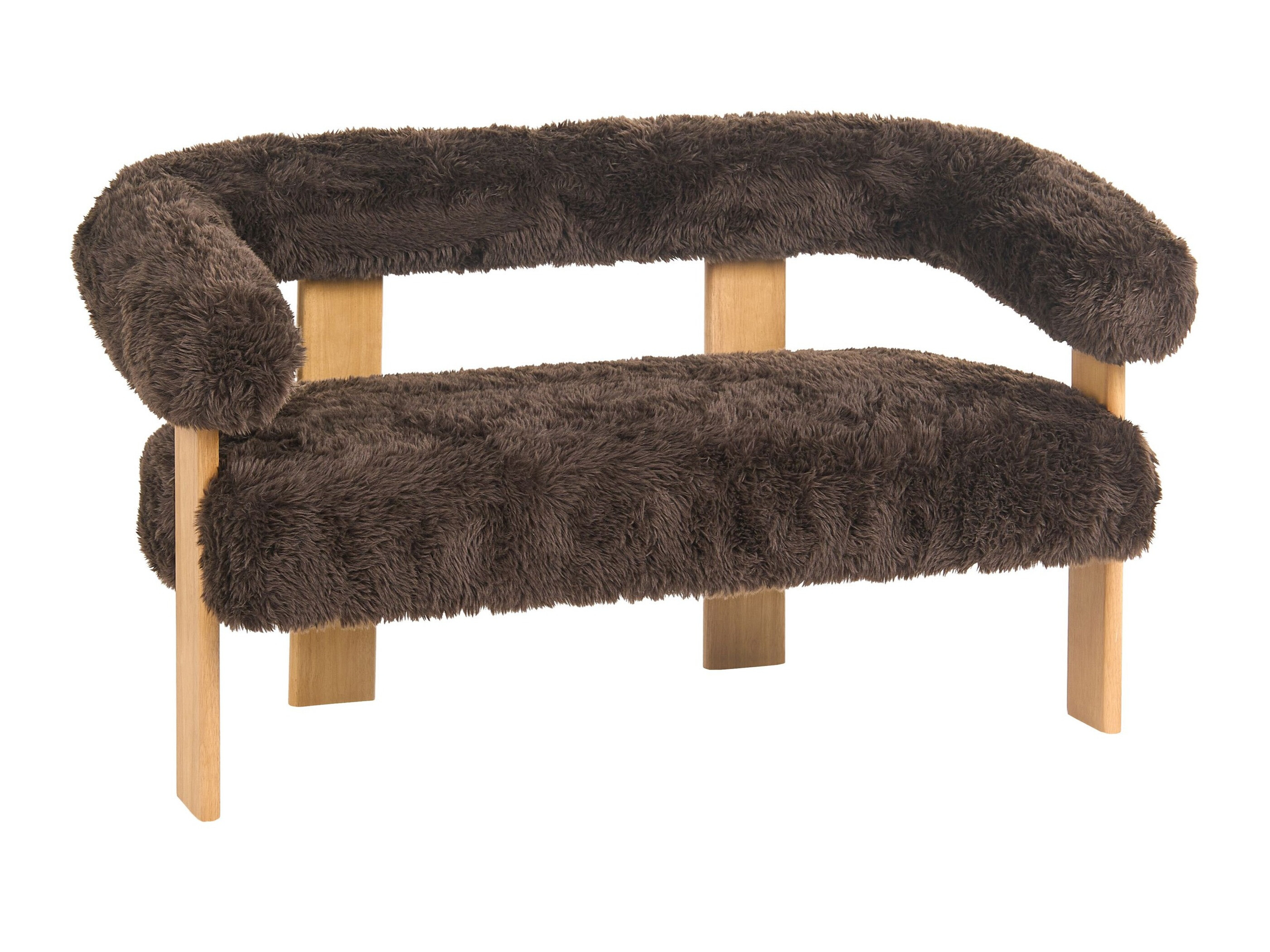 Klop z oblazinjenjem Berwyn 3271 (Temno rjava + Svetlo rjava)