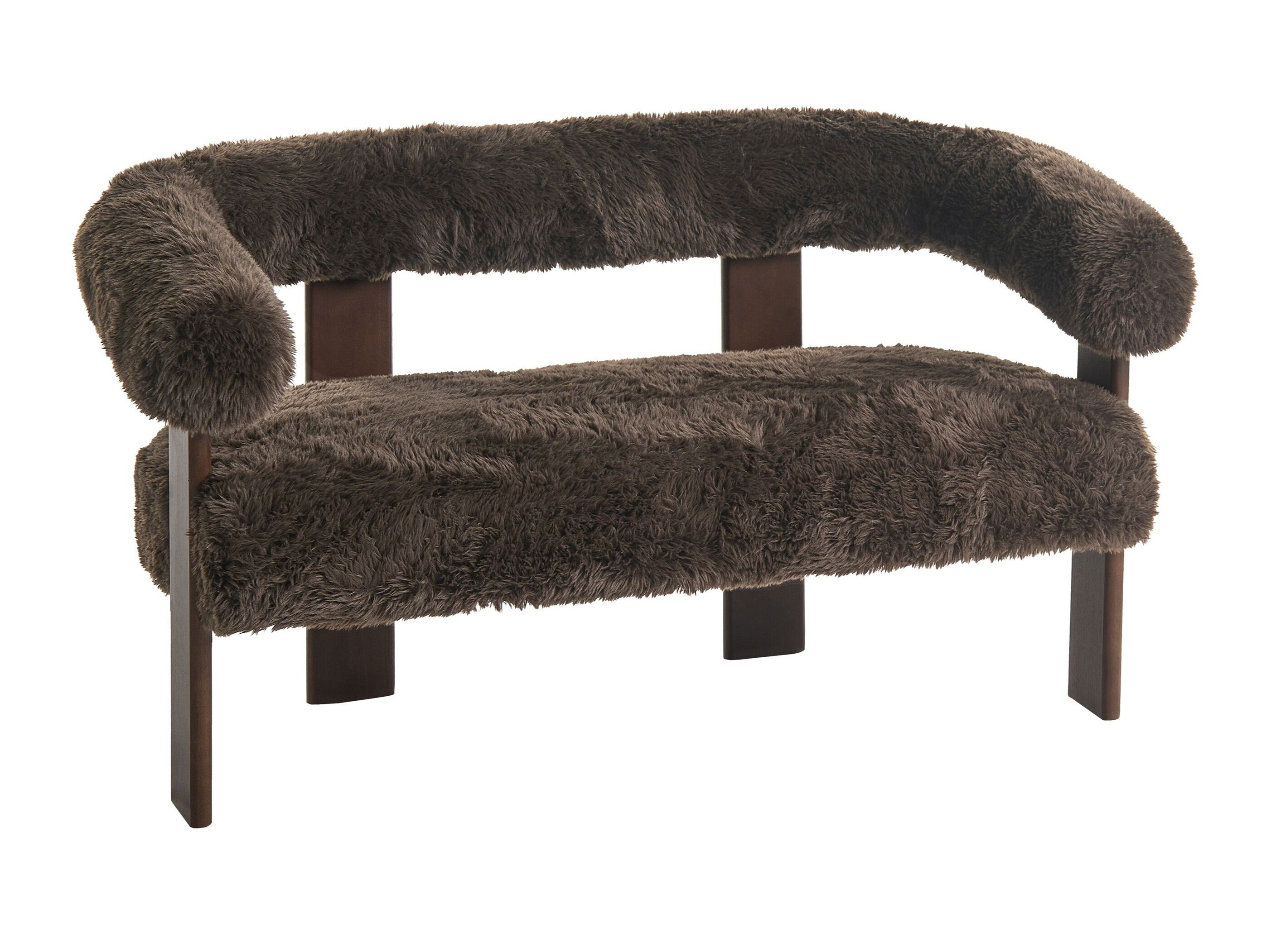 Klop z oblazinjenjem Berwyn 3271 (Temno rjava)