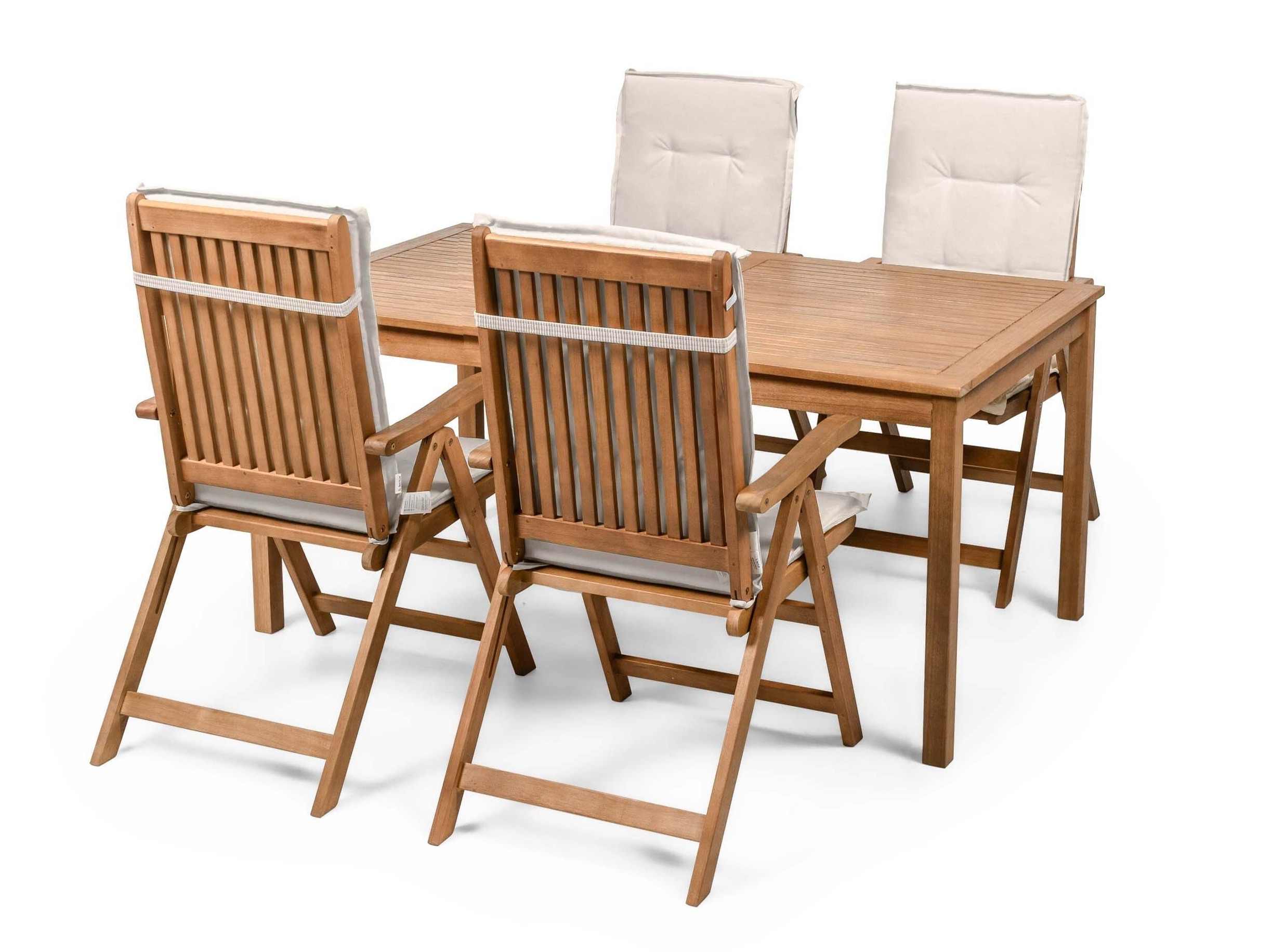 Komplet mize in stolov Burleson 672 (Svetlo siva)